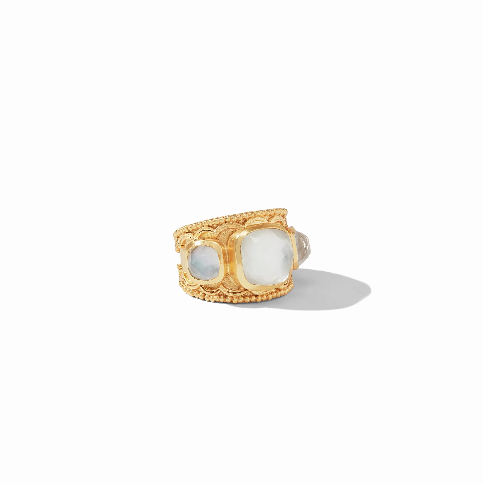 Trieste Statement Ring Clear Crystal