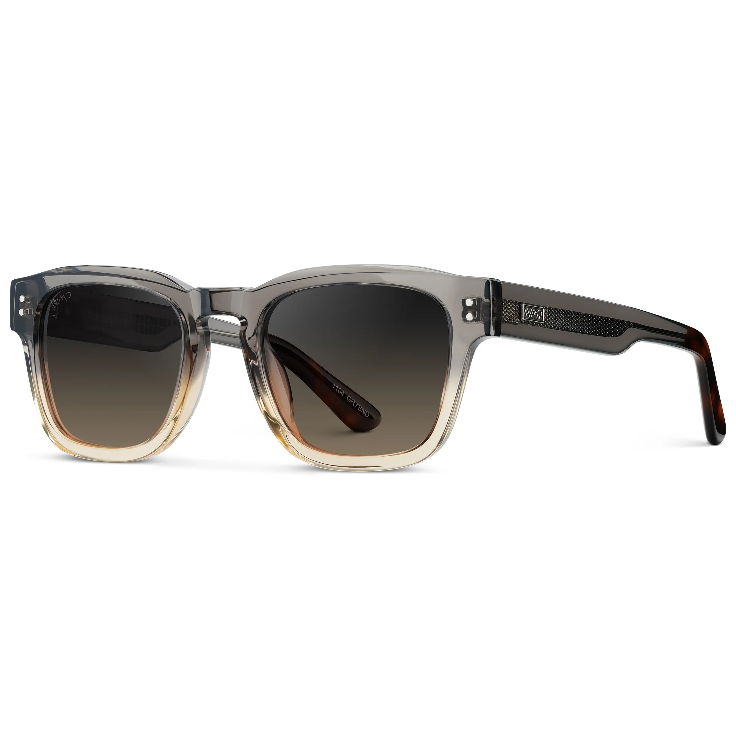 Wayne Sunglasses in Graphite Horizon Grey/Grey Brown