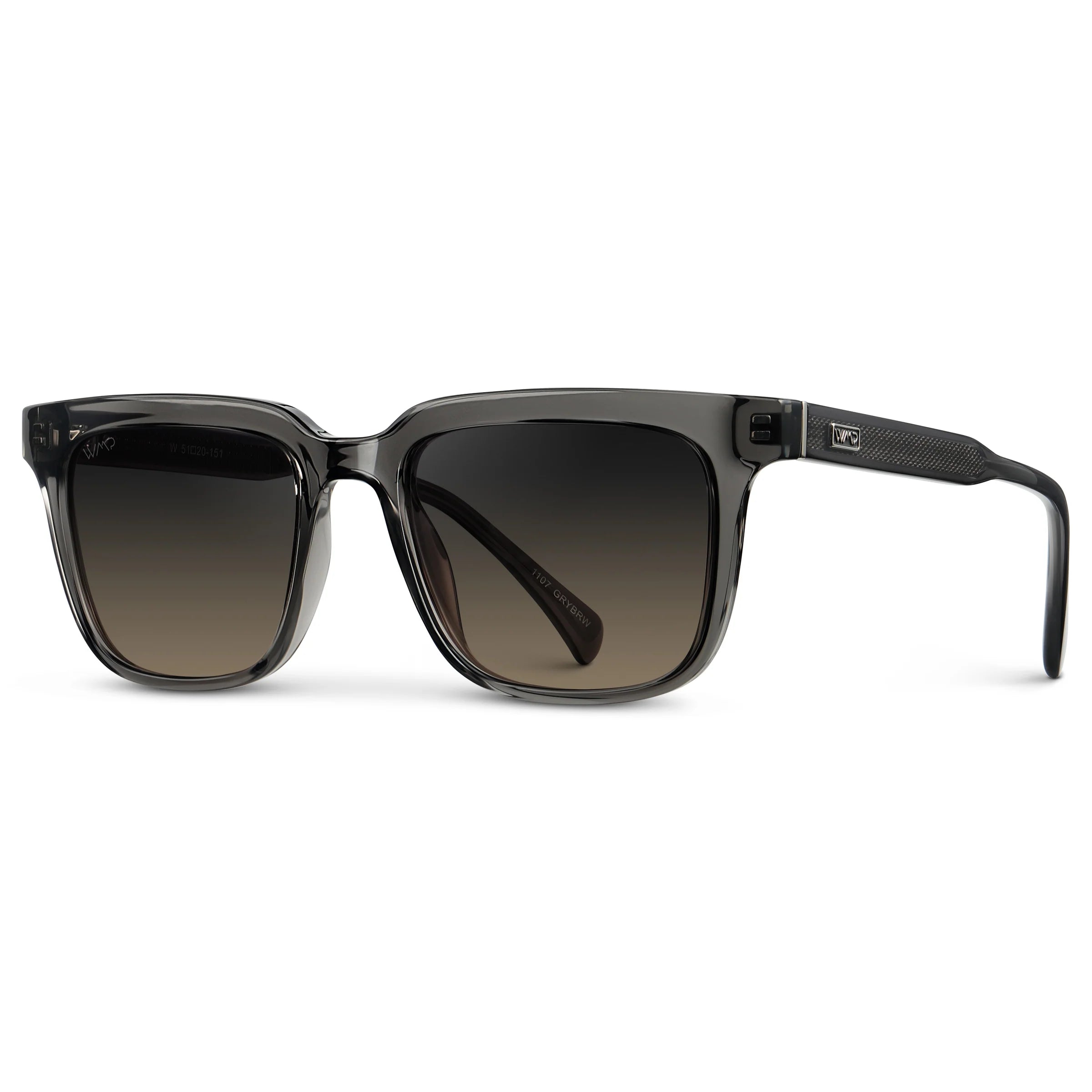 Wilson Sunglasses in Smoke Grey/Grey Brown