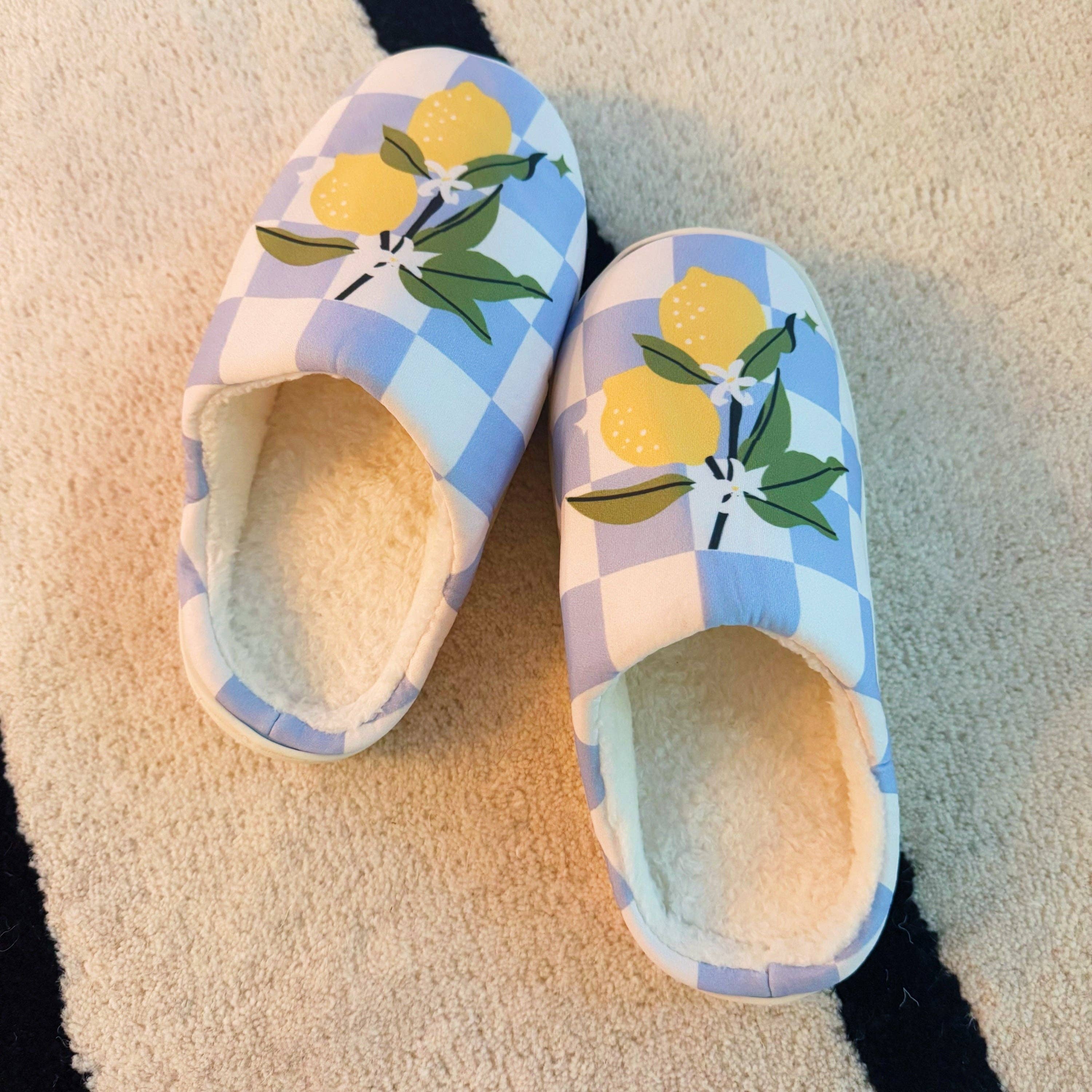 Lemon Drop Lounge Slippers