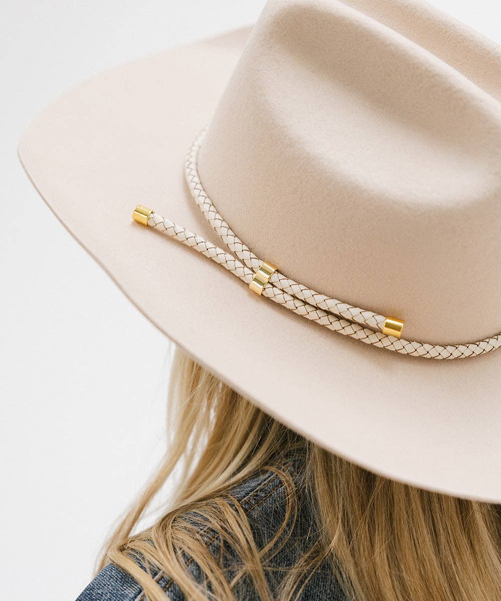 Ivory Braided Wrap Band