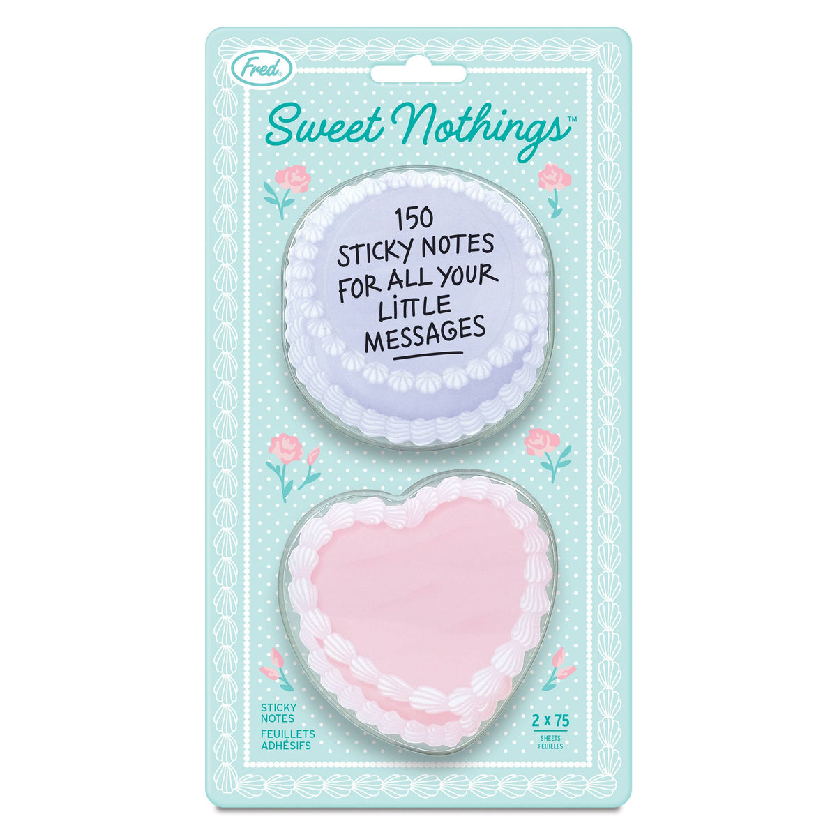 Sweet Note Things Sweet Nothings Cake Shaped Sticky Notes — The River House Wimberley