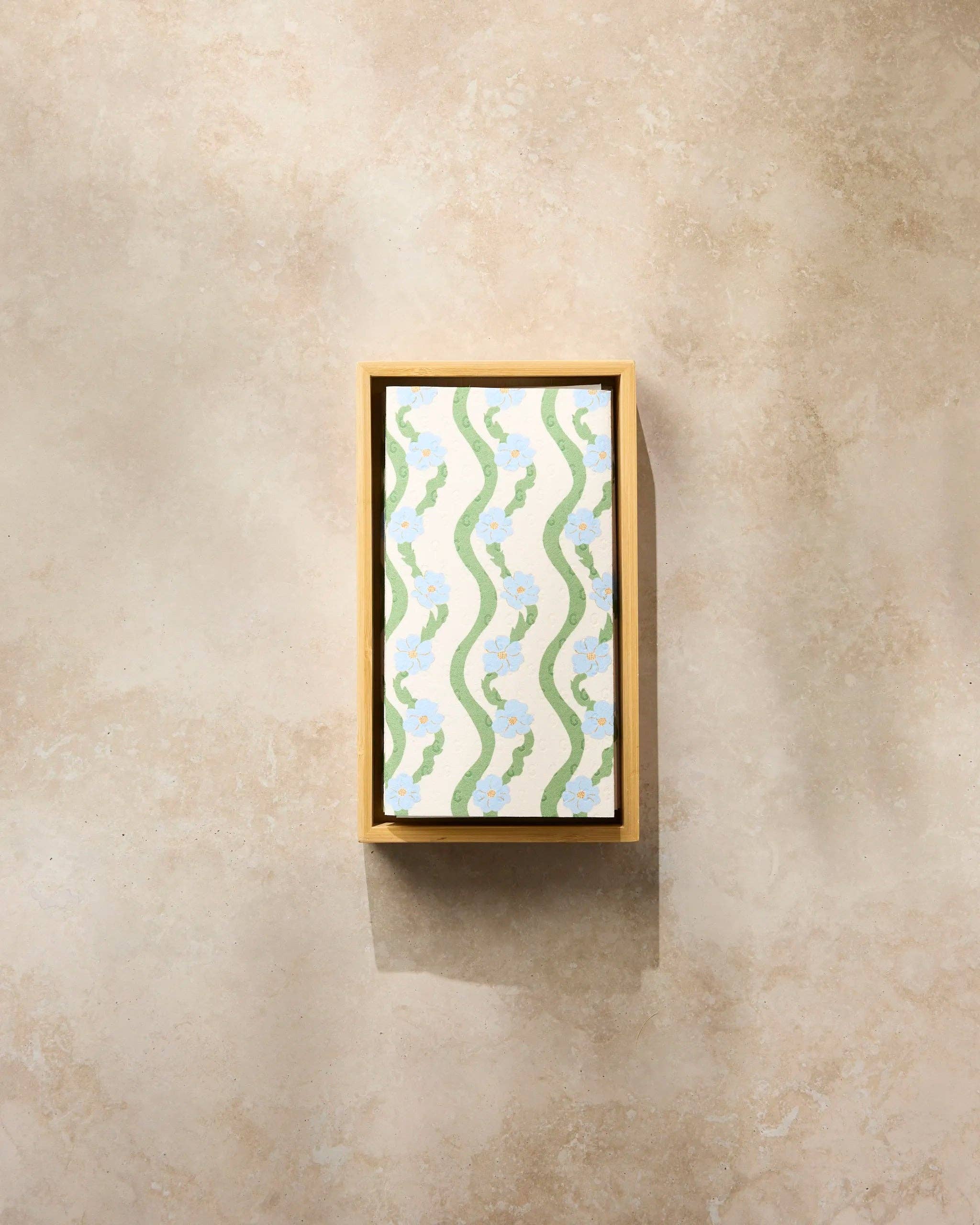 Wavy Flowers Not Paper Towel