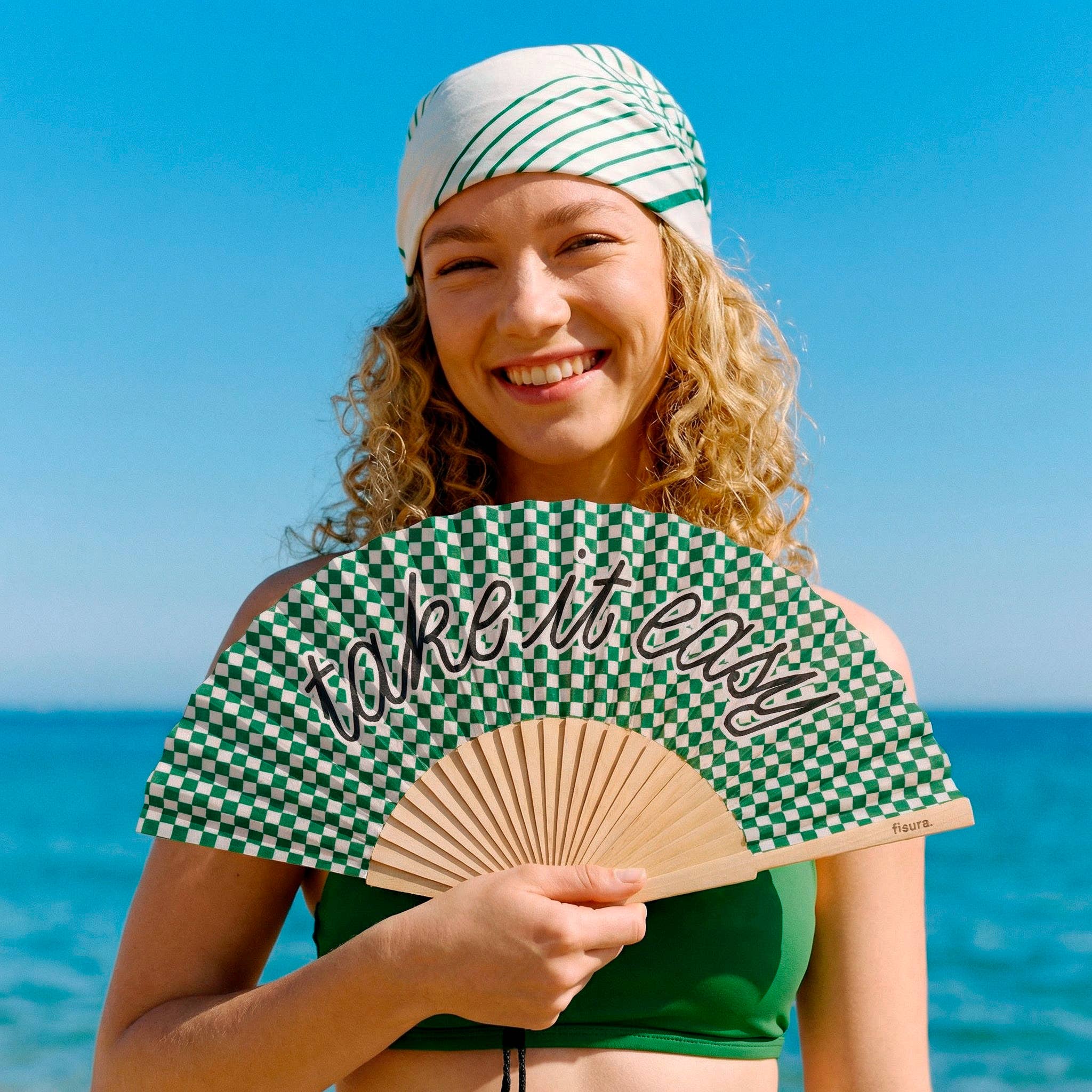 "Take It Easy" Hand Fan