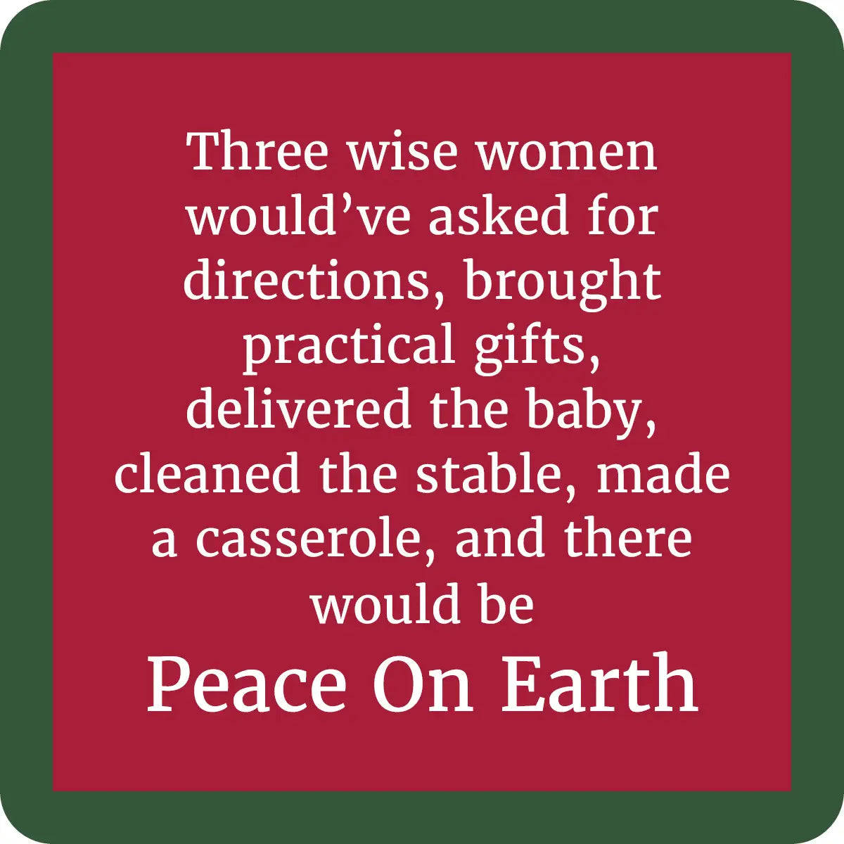 COASTER: peace CHRISTMAS