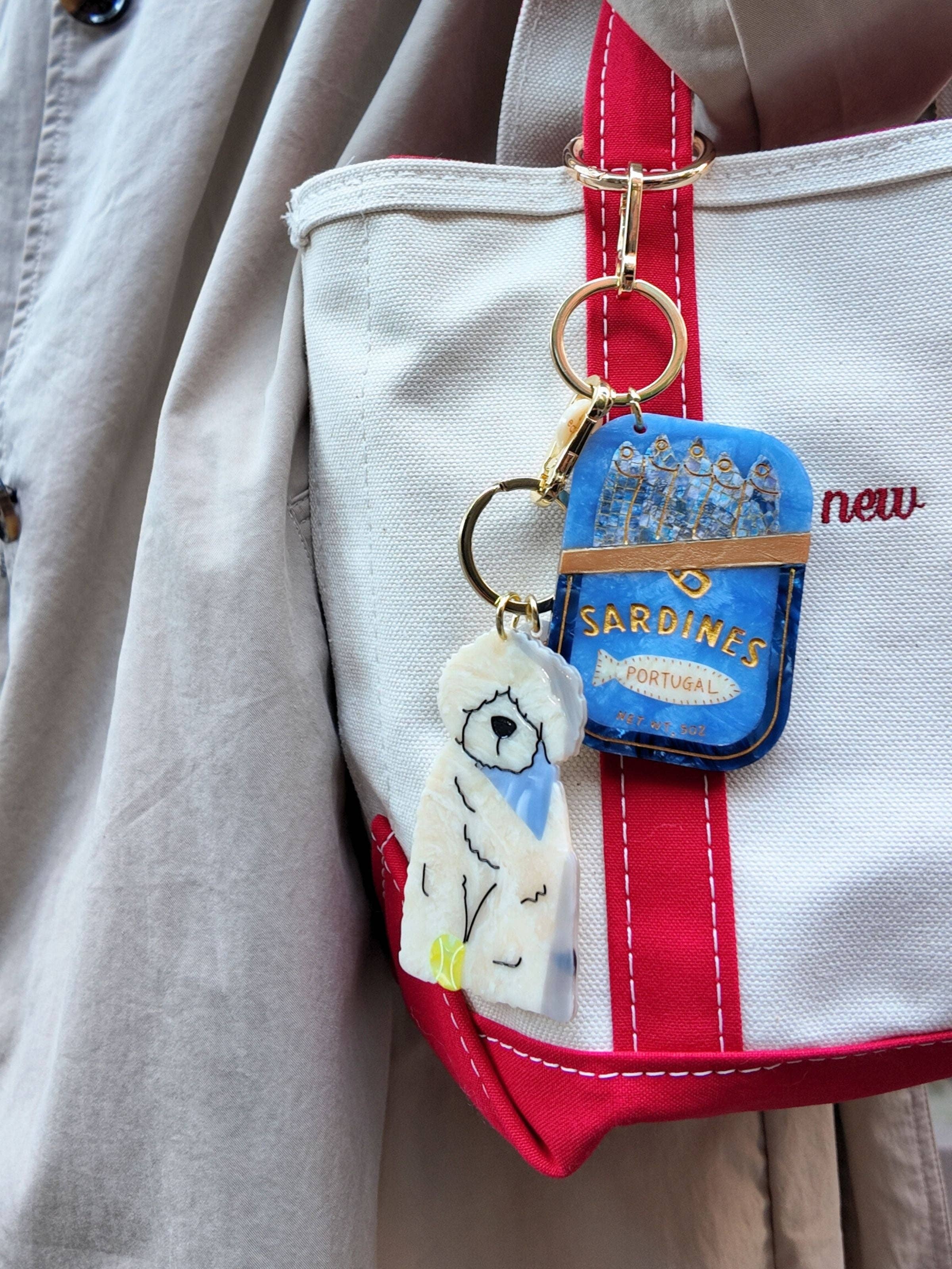 Sardines Bag Charm & Keychain