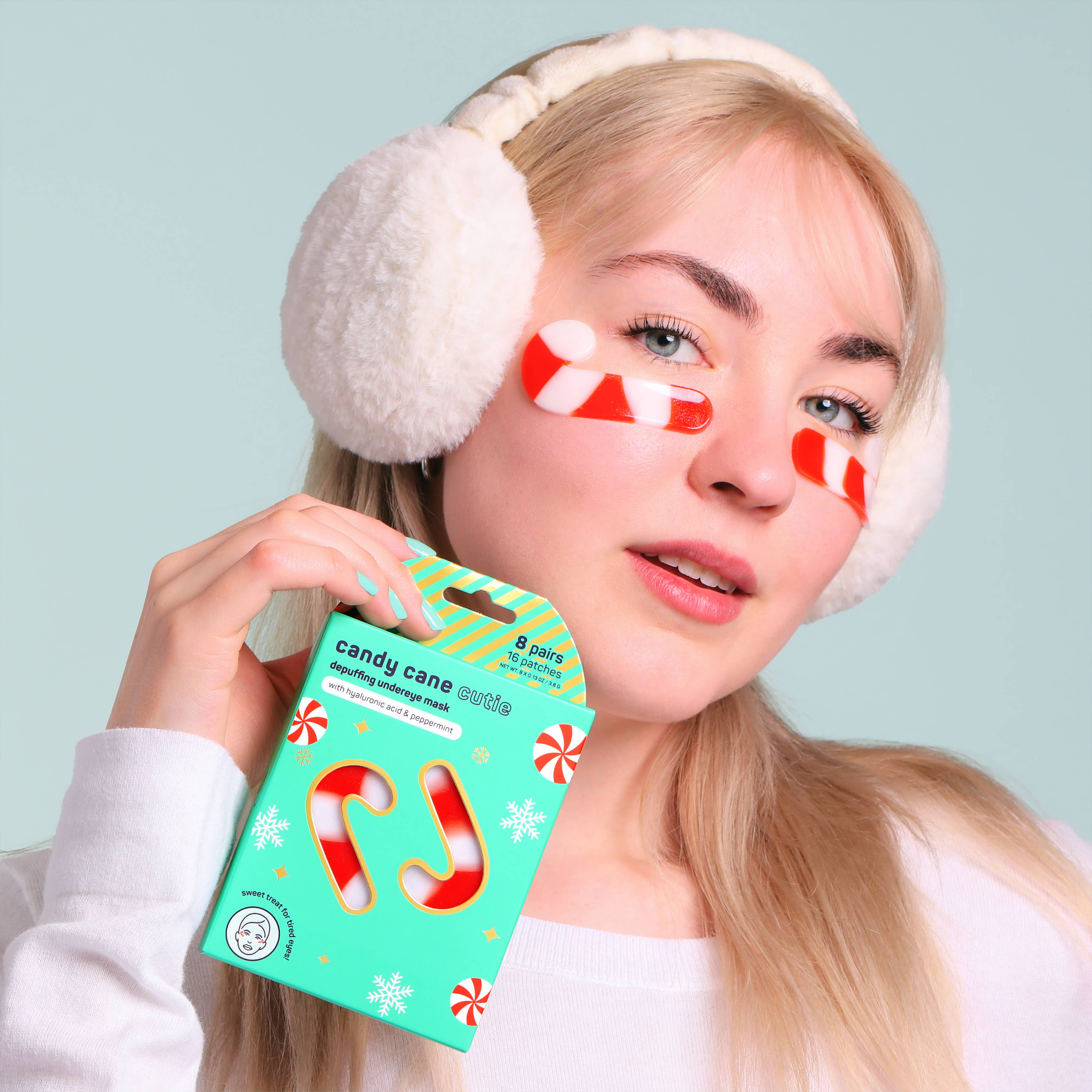 Candy Cane Cutie Undereye Masks