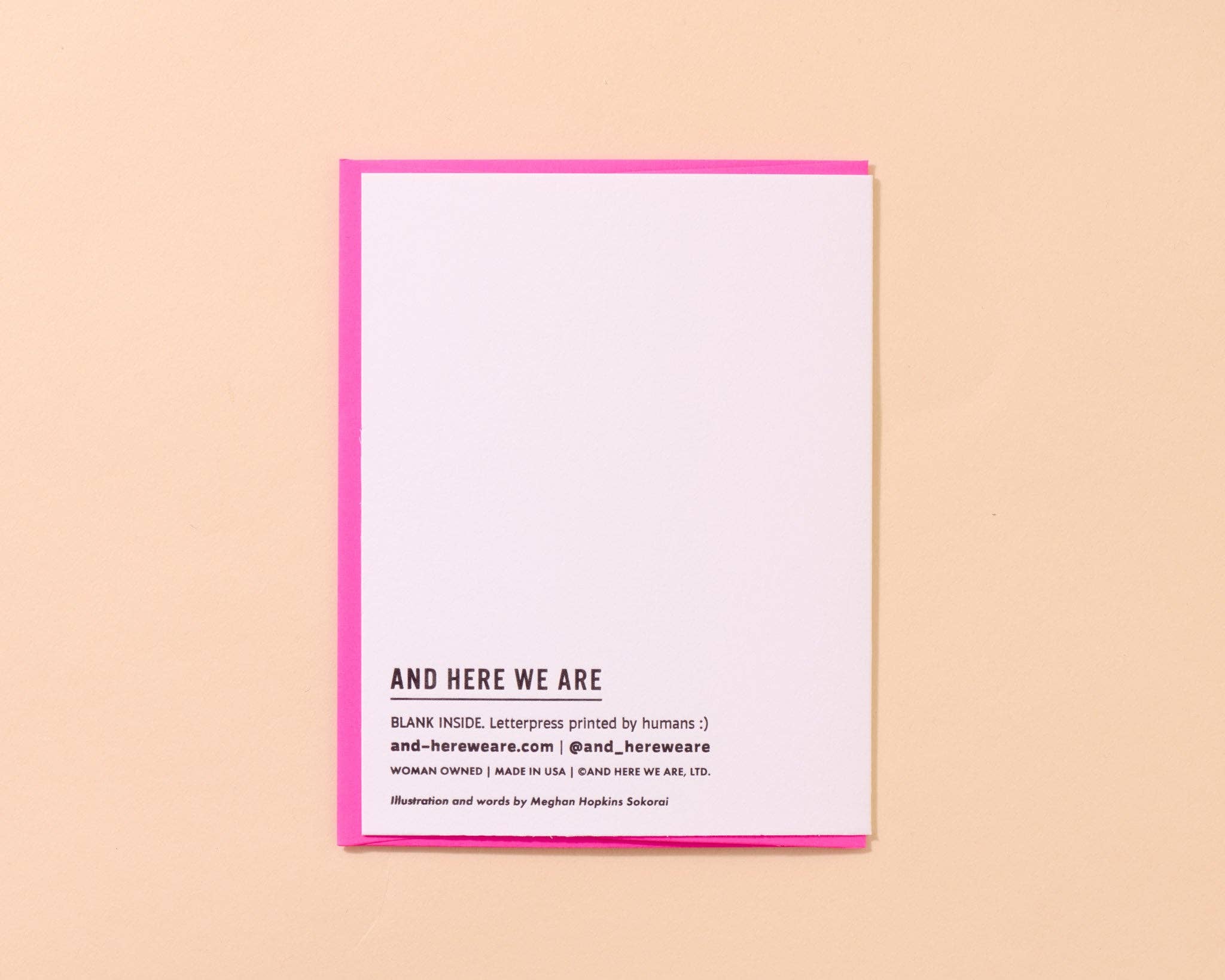 Letterpress Little Stinker Birthday Card