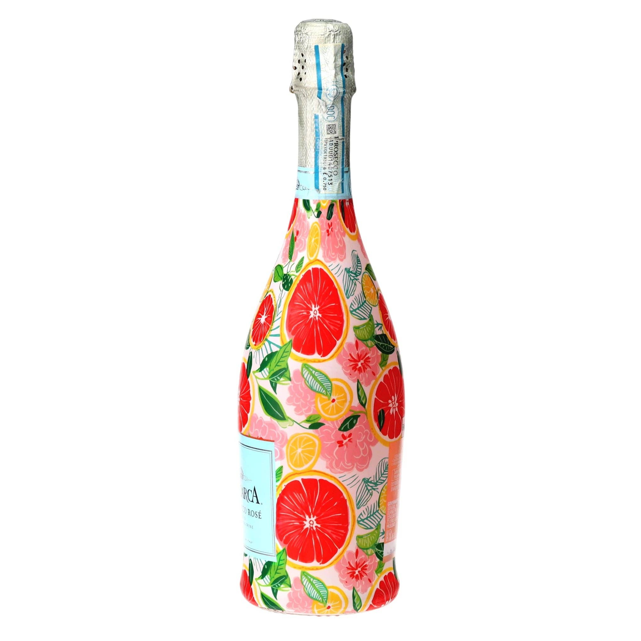Preppy Grapefruits Prosecco Bottle Wrap