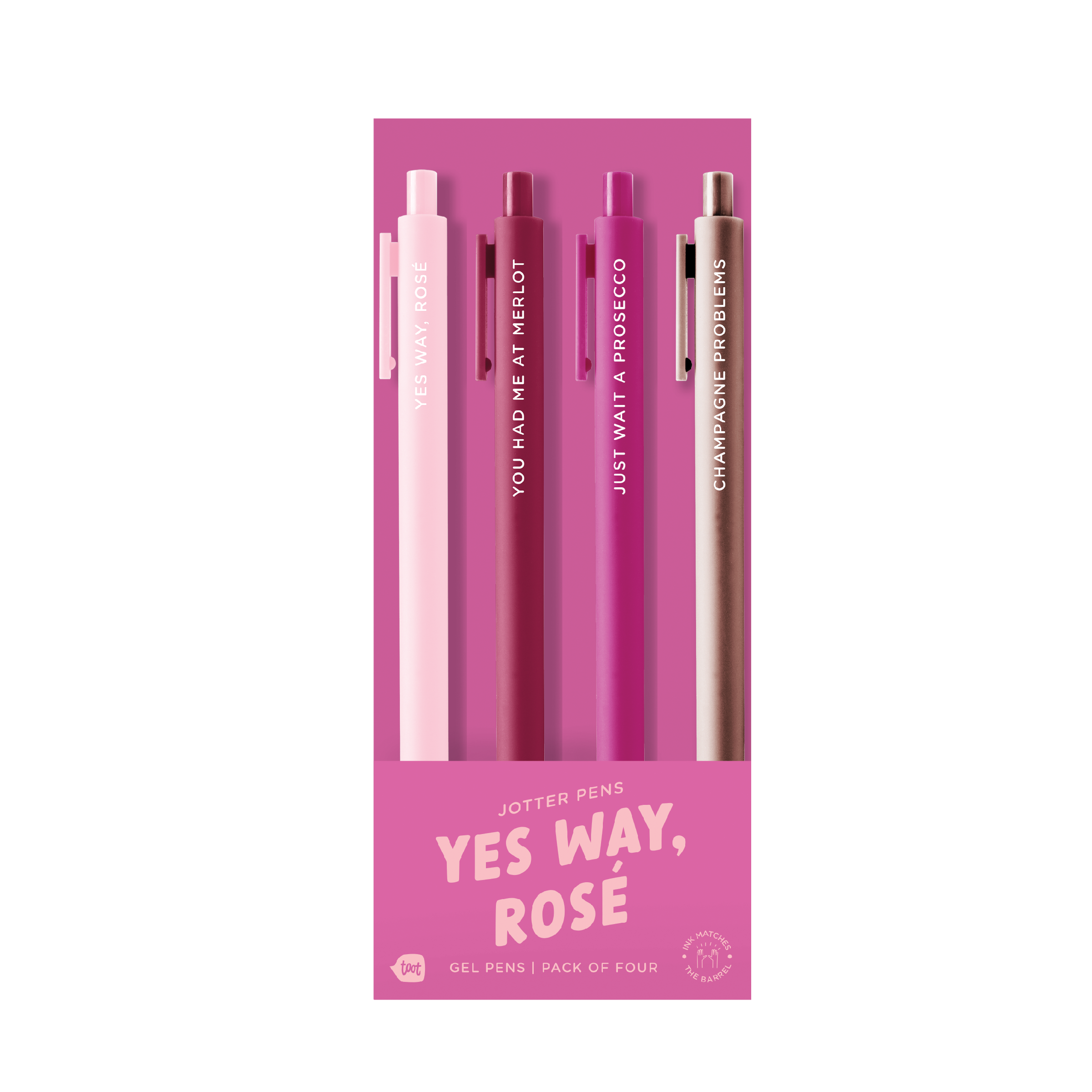 Jotter Pen Set 4 Pack: Let's Go Girls