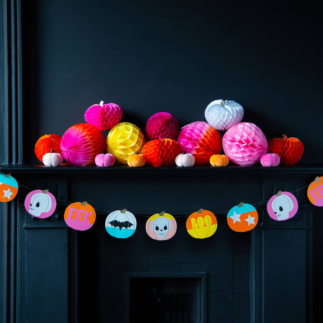 Colorful Velvet Pumpkins