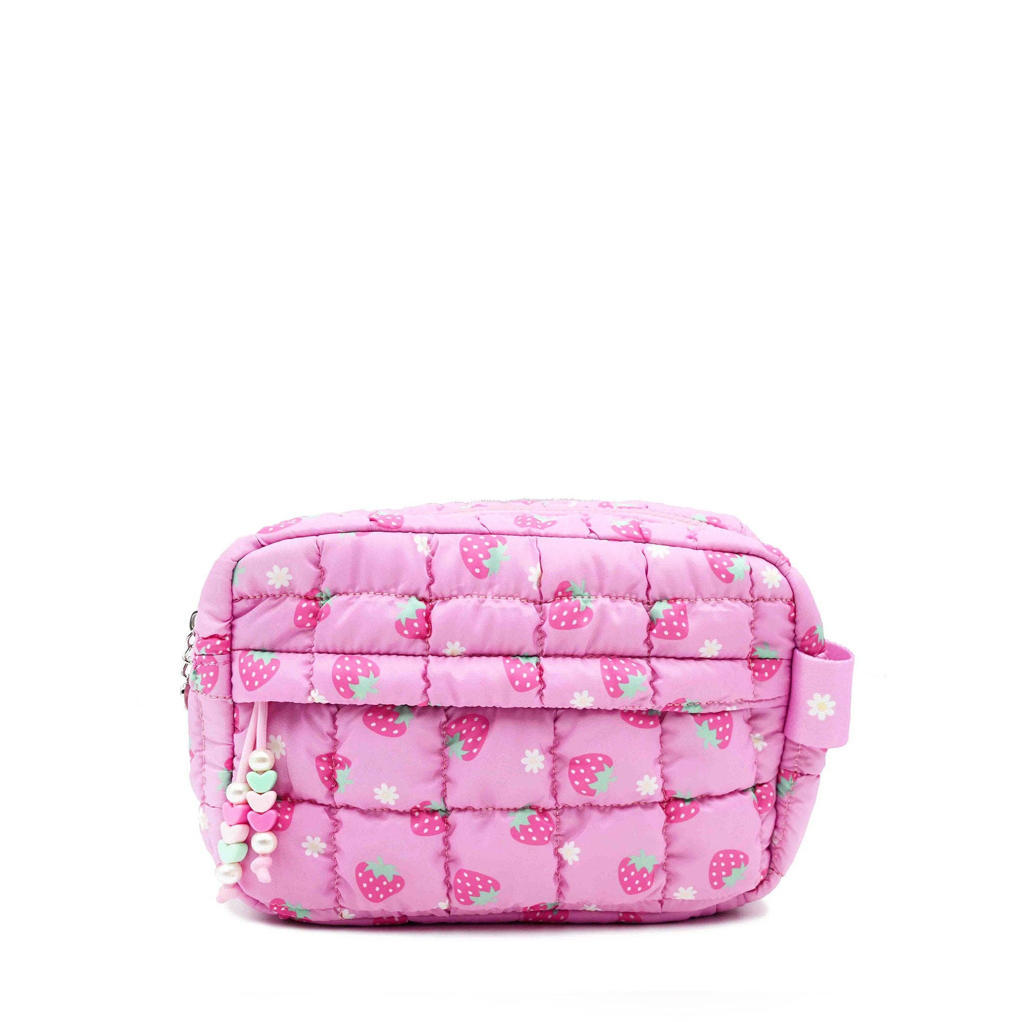 Quilted Scrunchies Strawberry Pouch