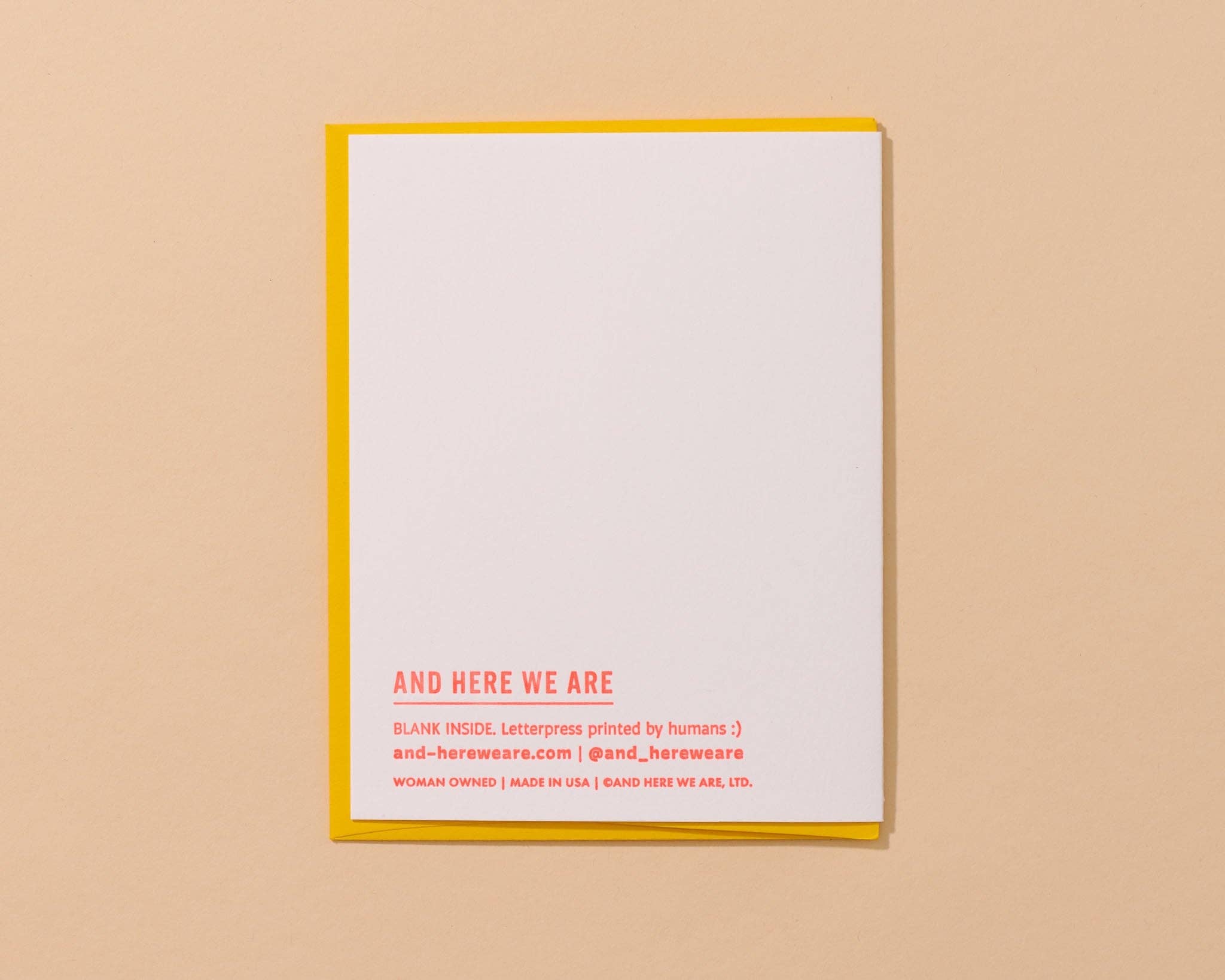 Letterpress 'Happy Birthday Hottie' Birthday Card