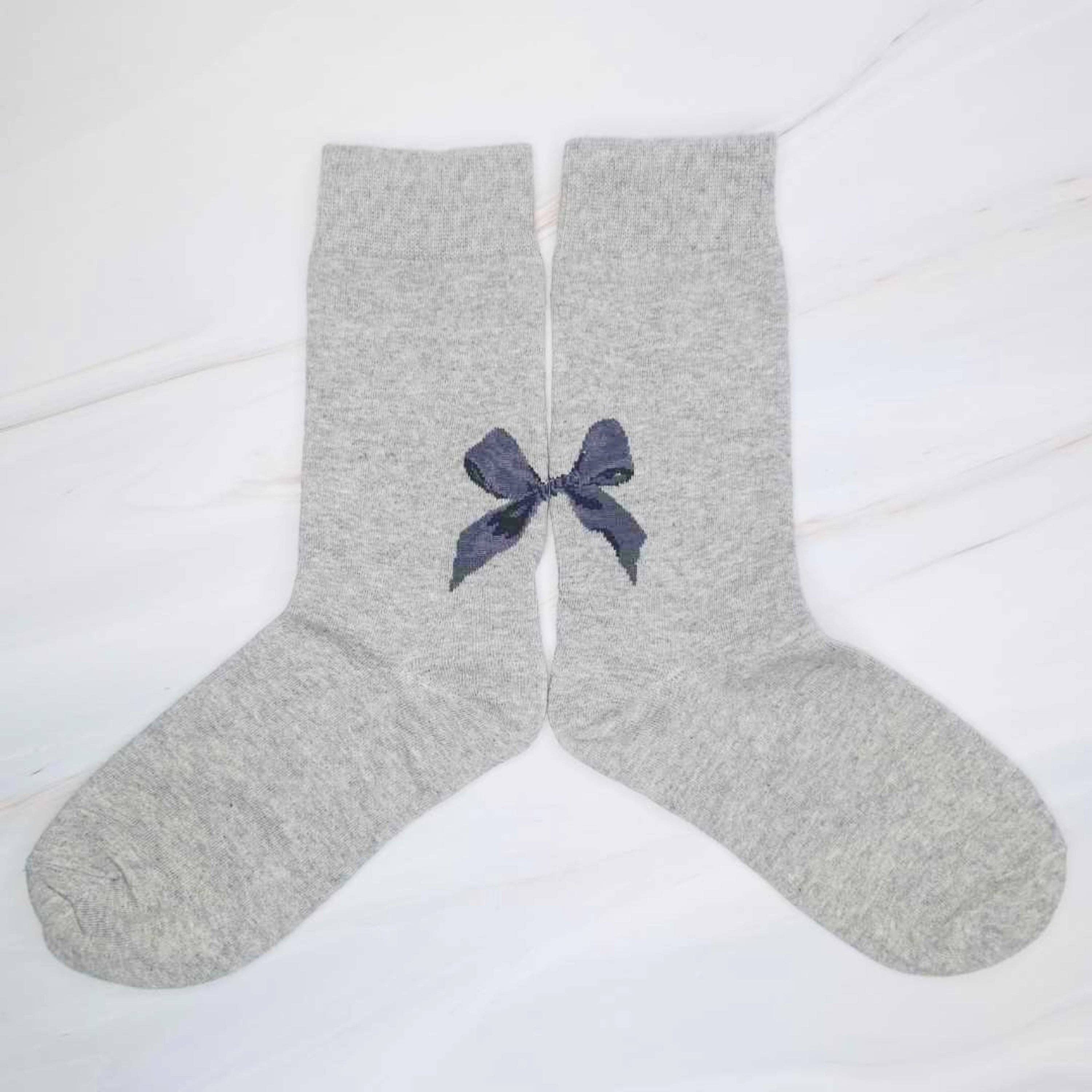 Lovely Bow On The Back Socks