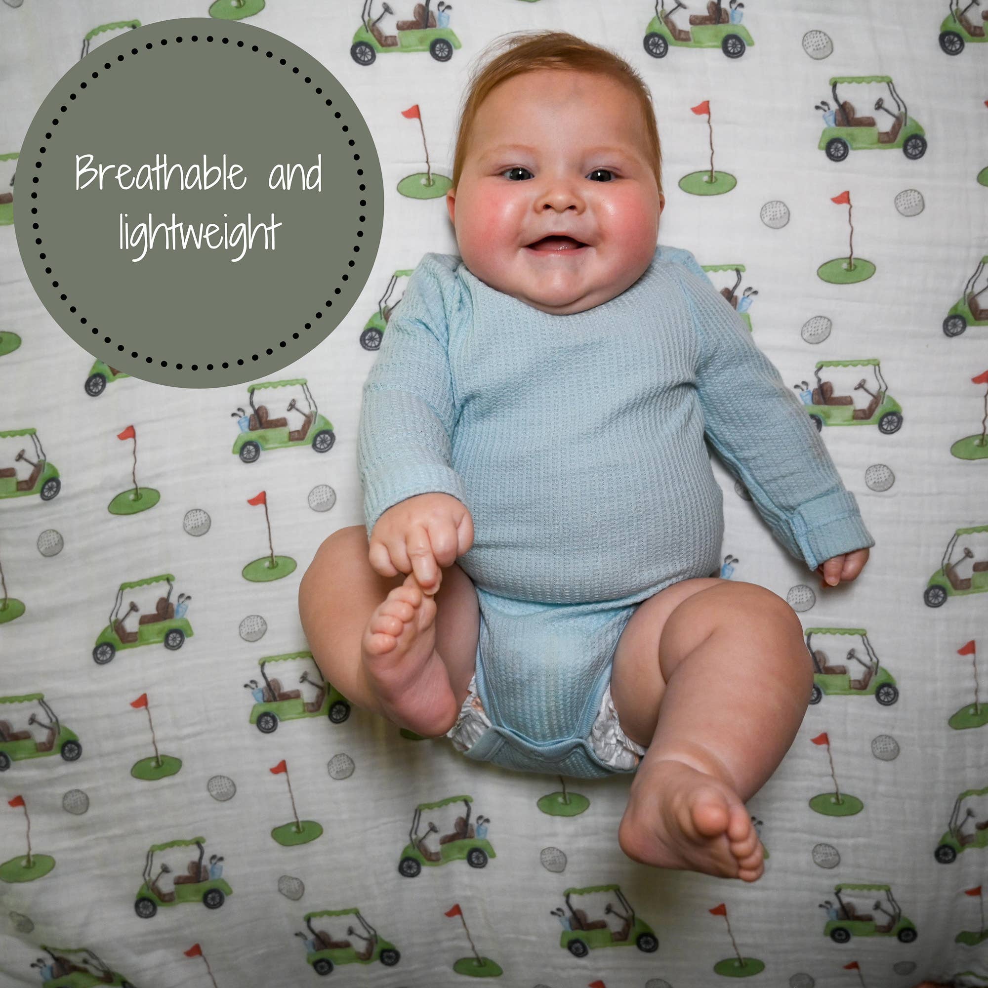 Golf Baby Swaddle Blanket