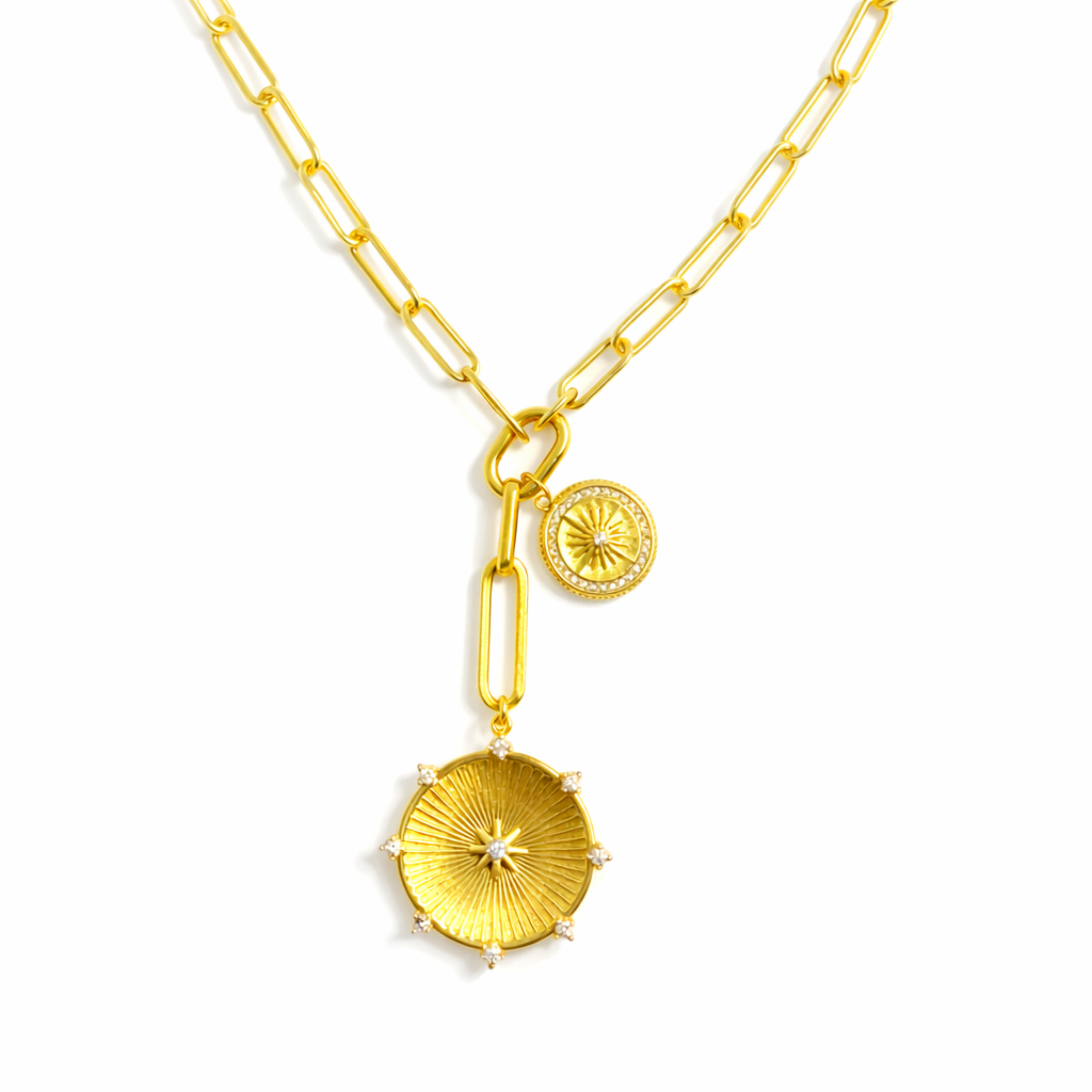 Sunbeam Medallion Necklace