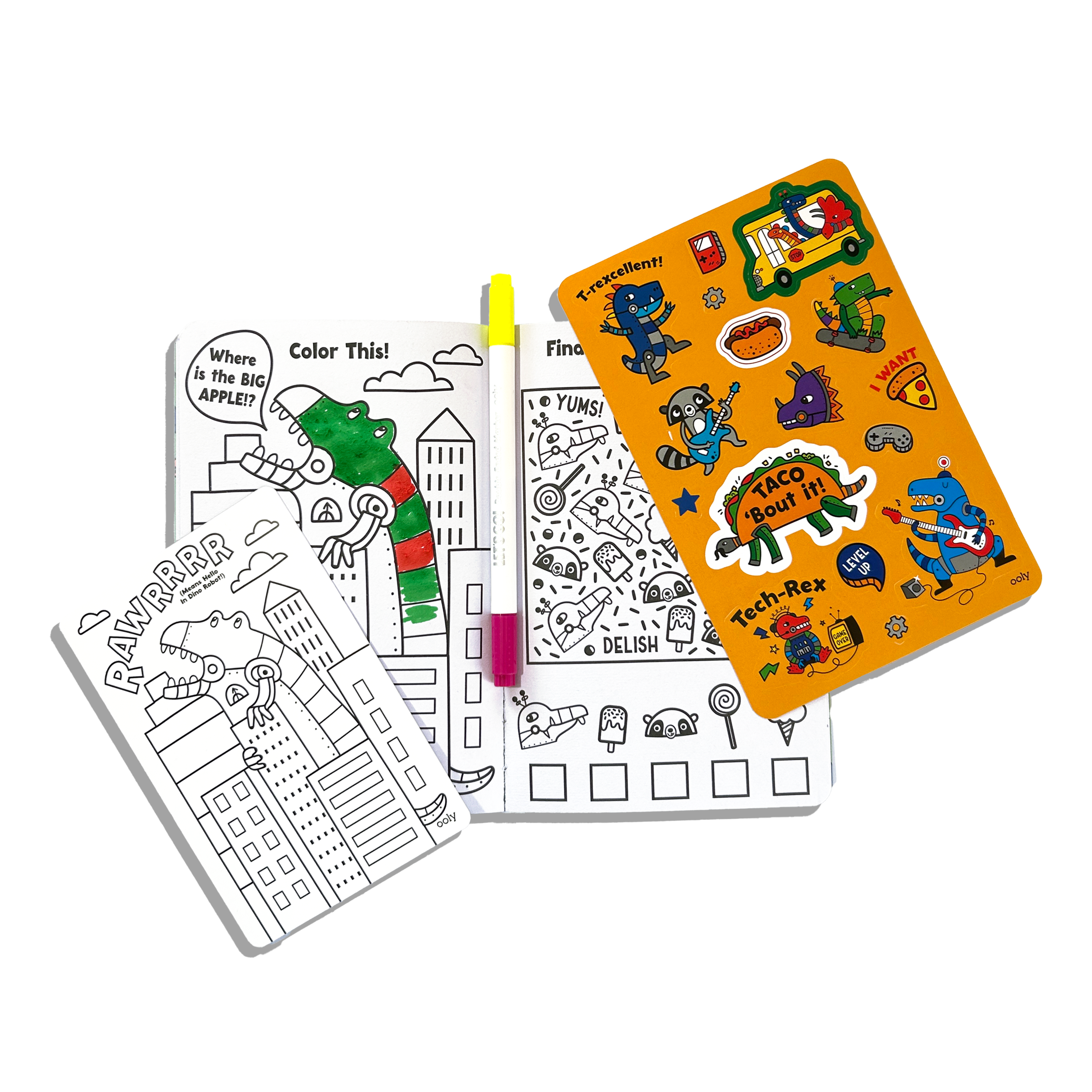 Robo Dinos - Let's Go! Activity & Coloring Kit