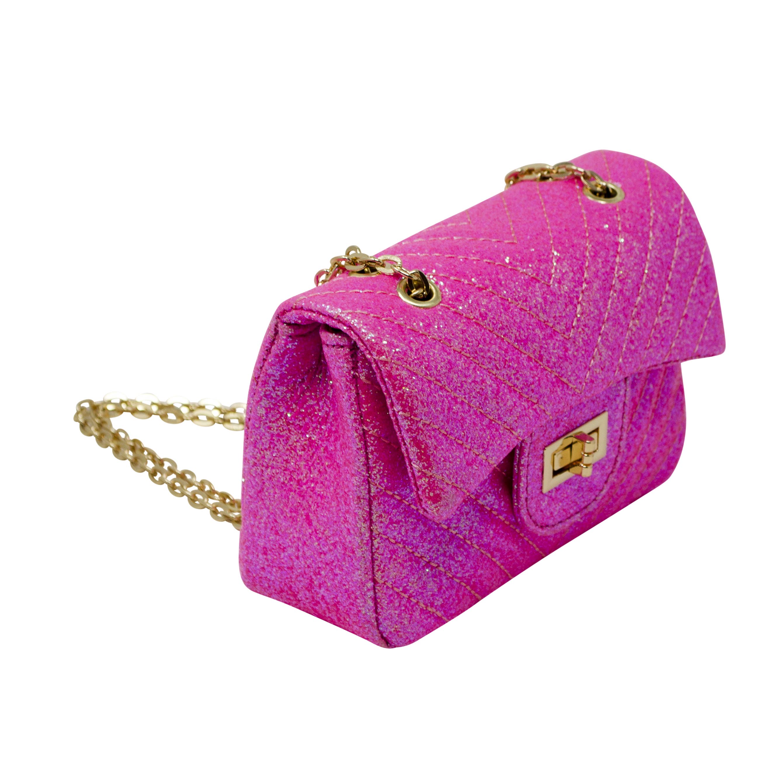 Classic Glitter Wave Handbag