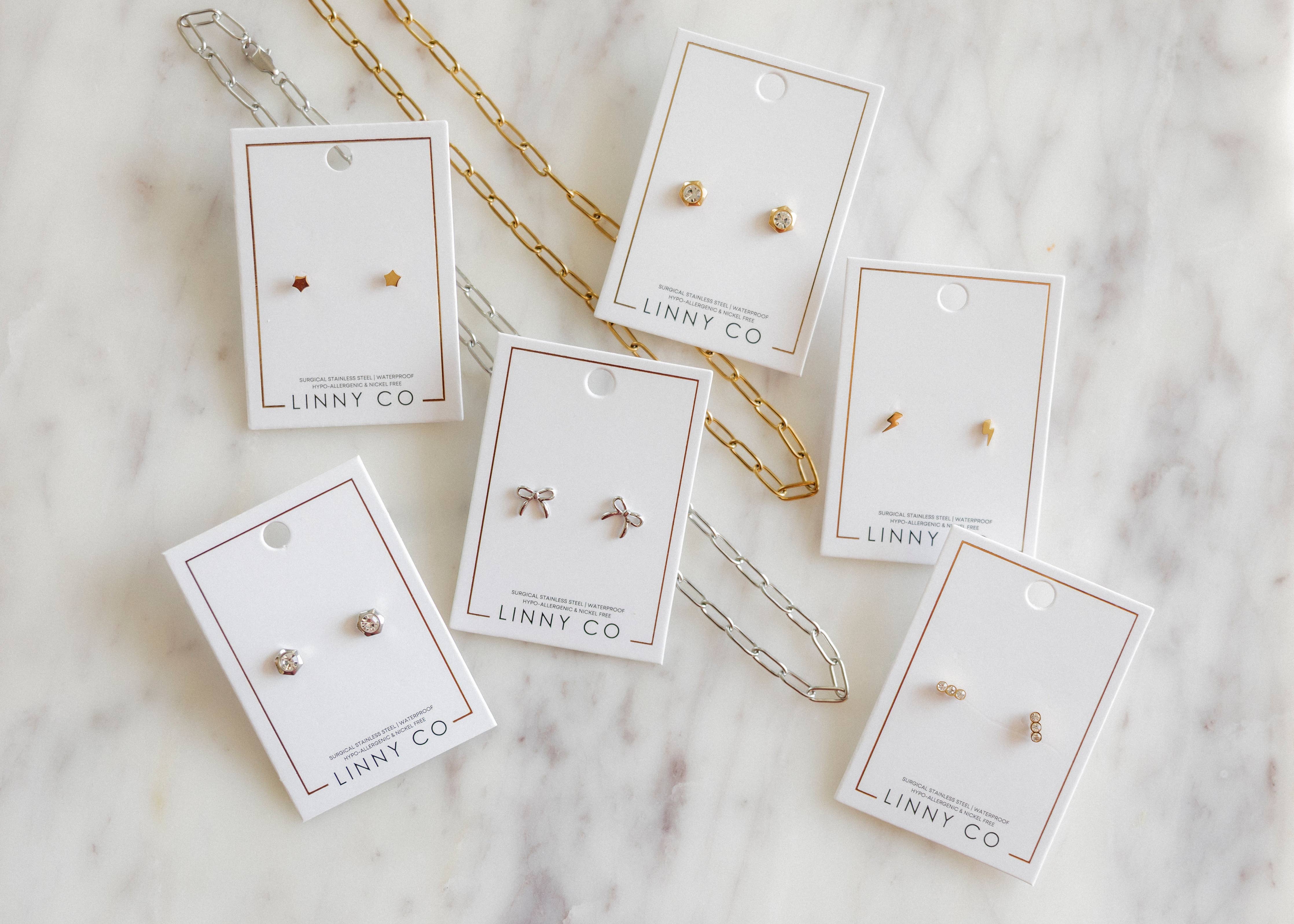 Palmer Paperclip Silver Necklace