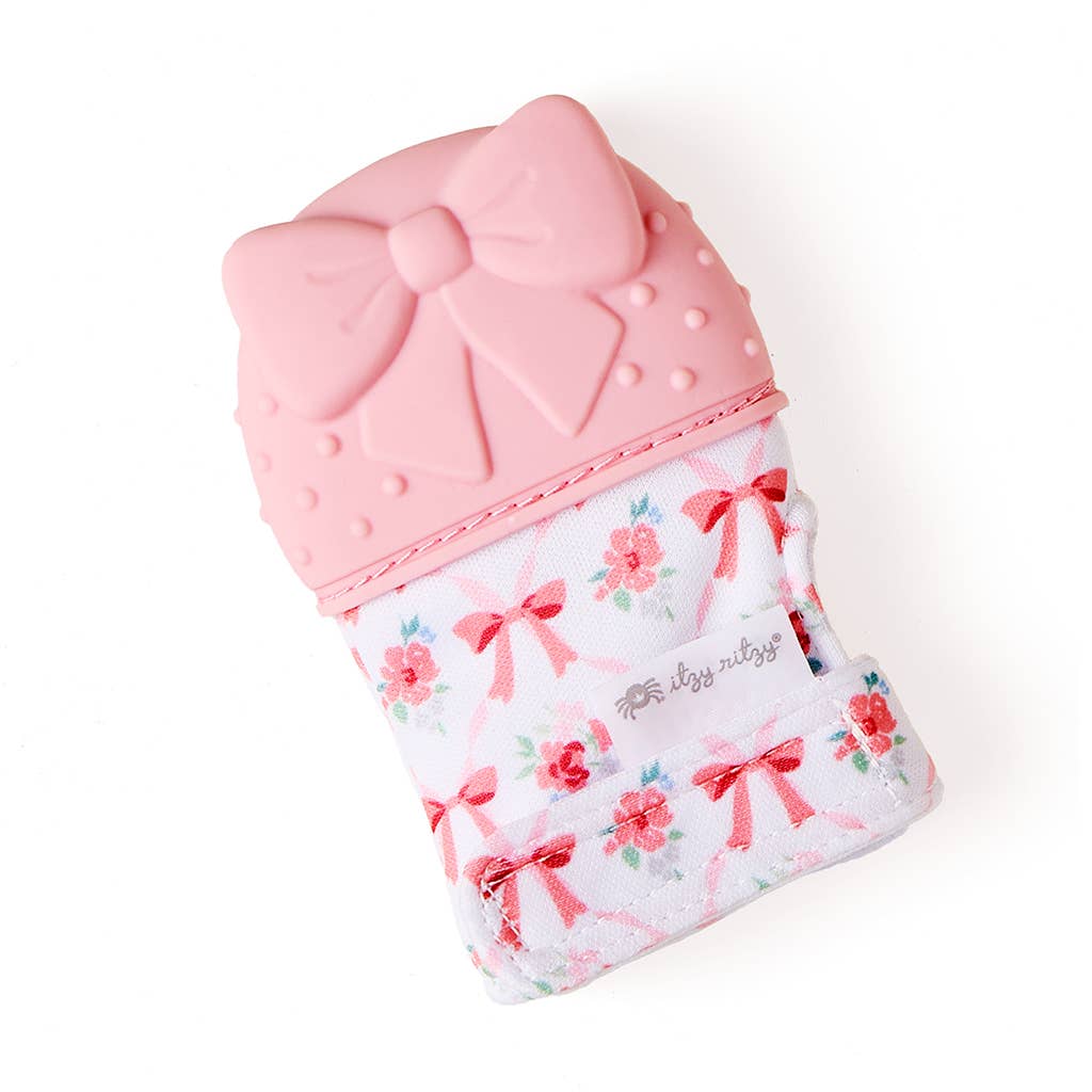 Bow Silicone Teething Itzy Mitt™
