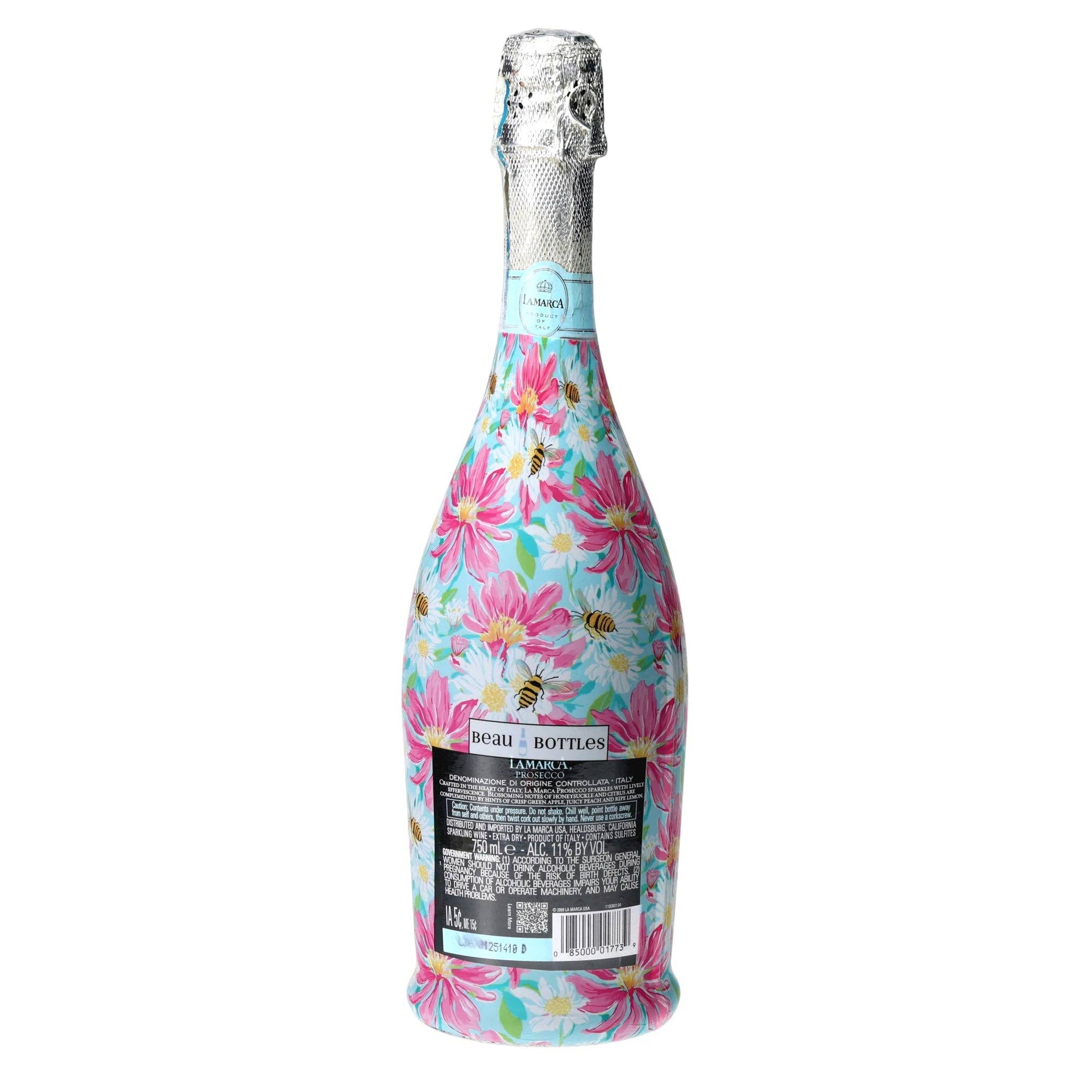 Busy Bee Garden Prosecco Bottle Wrap