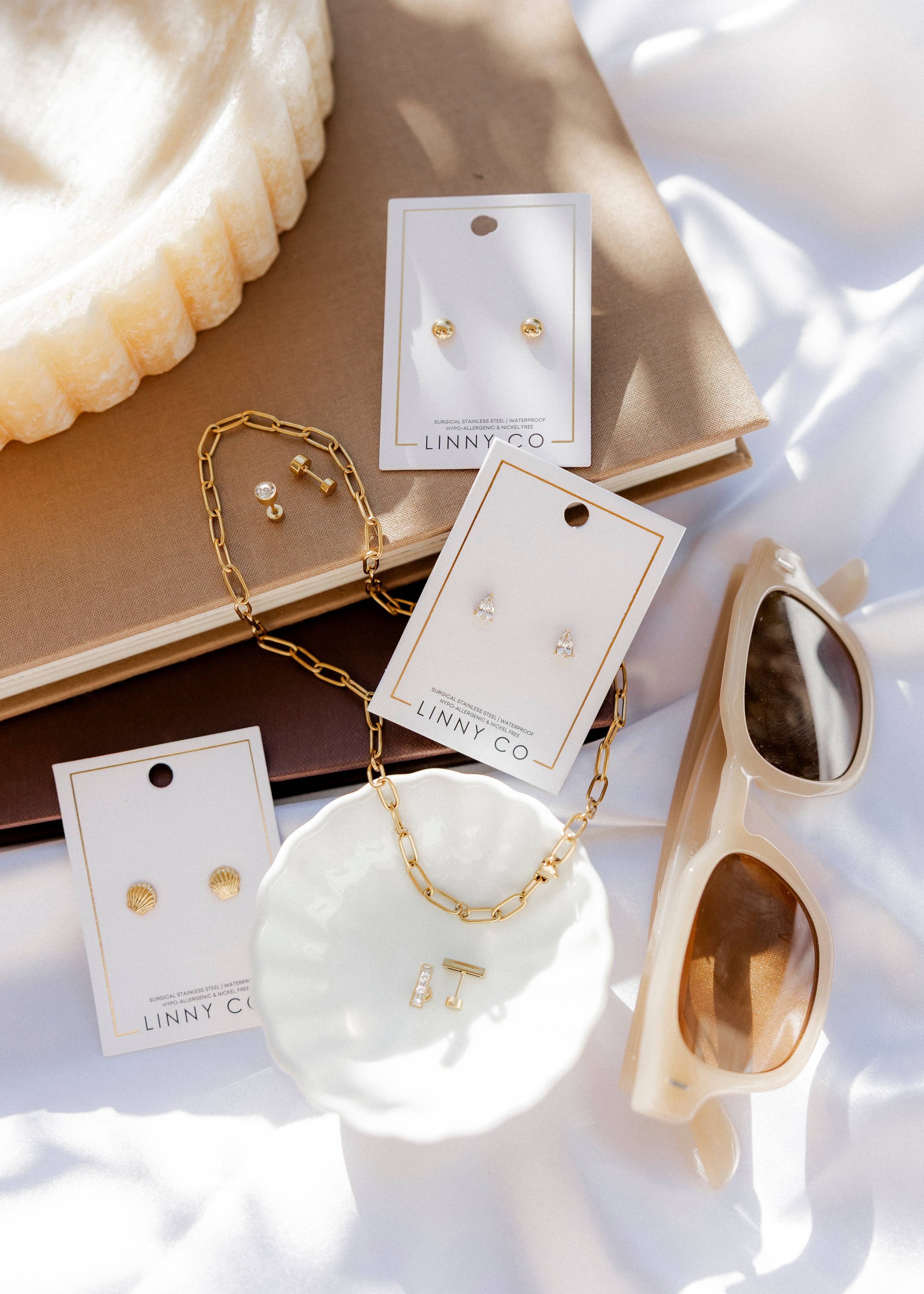 Palmer Paperclip Gold Necklace