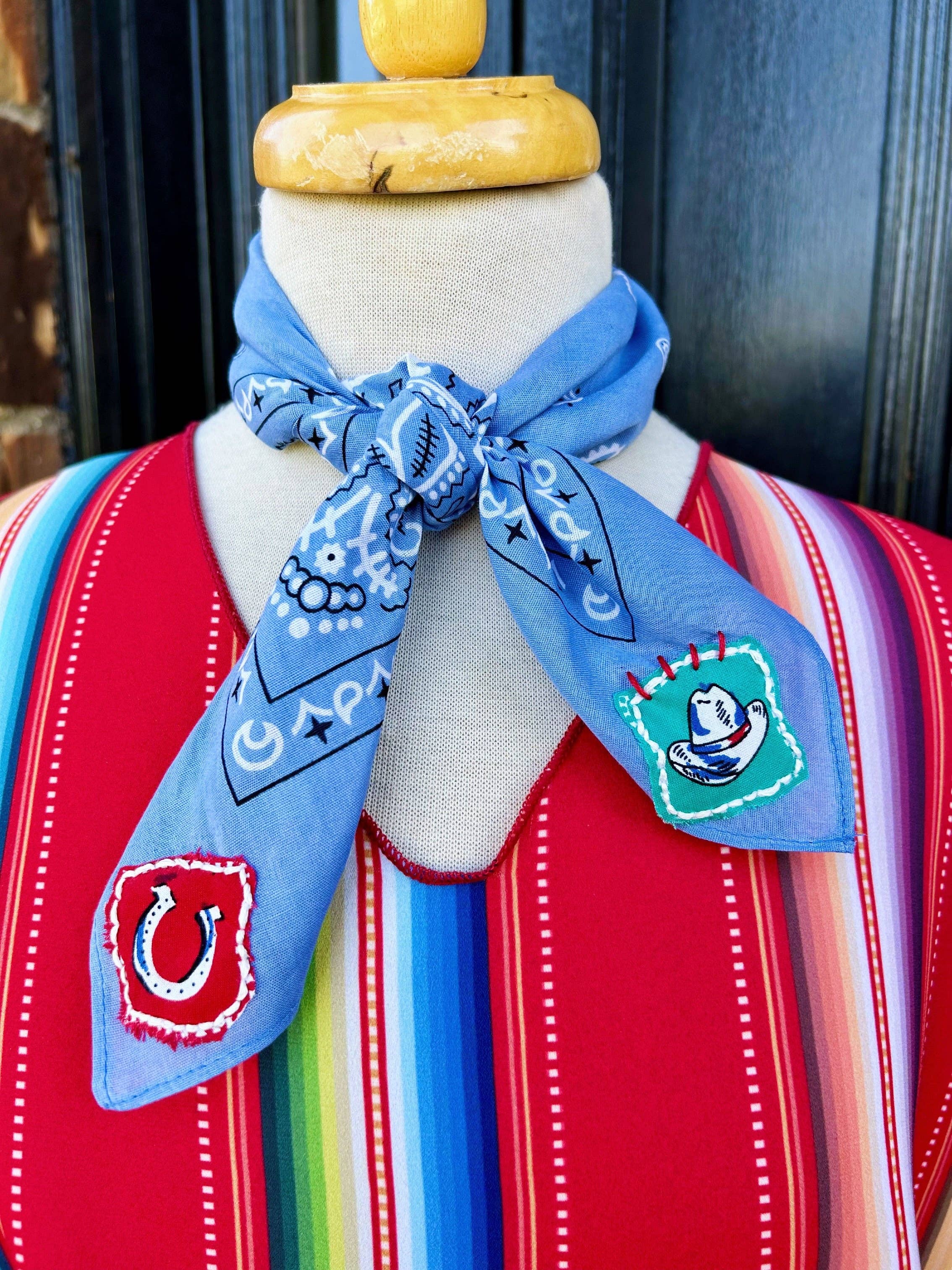 Jackson Hole Embroidered Bandana