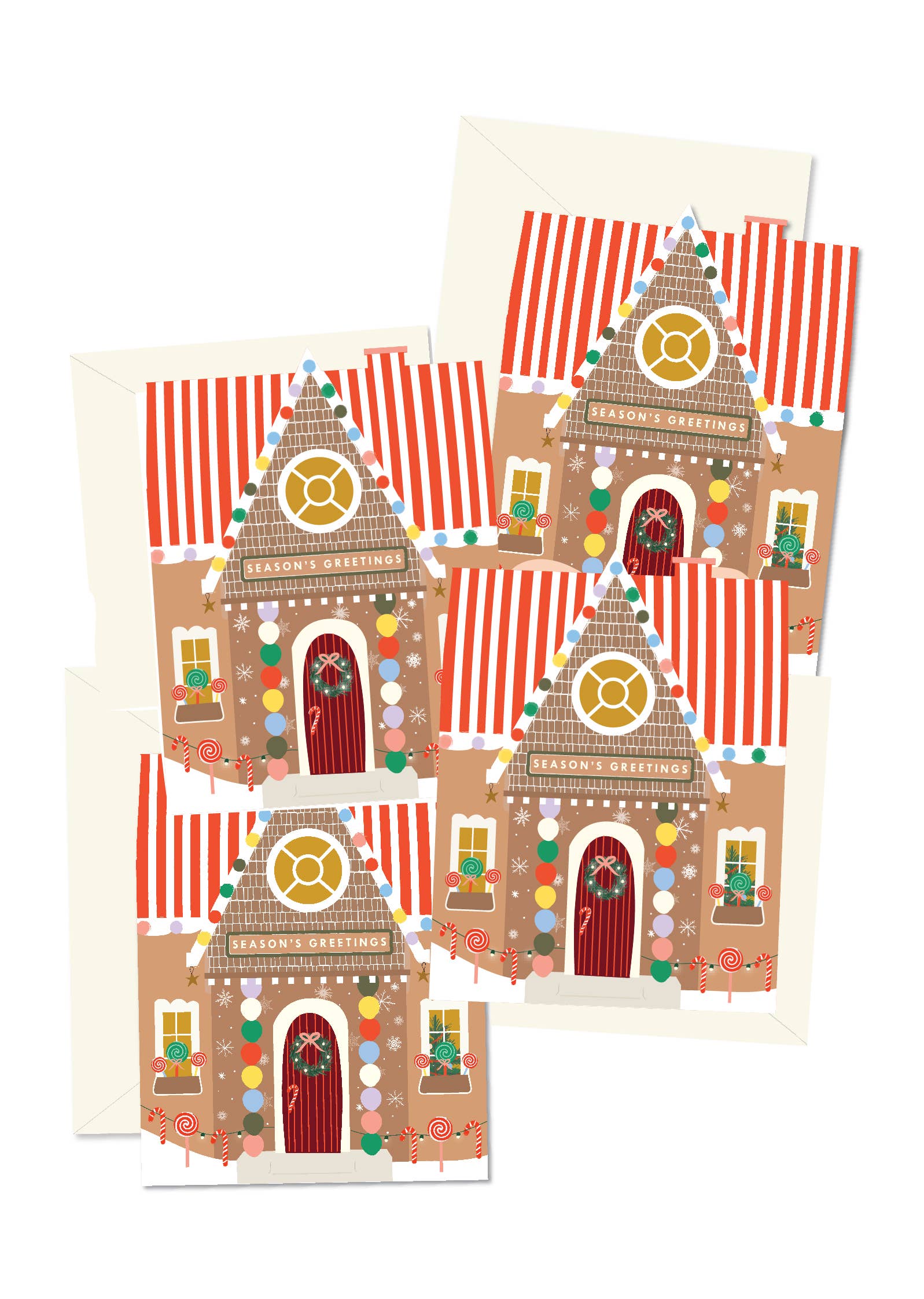 Gingerbread House Greeting Cards Boxed Set