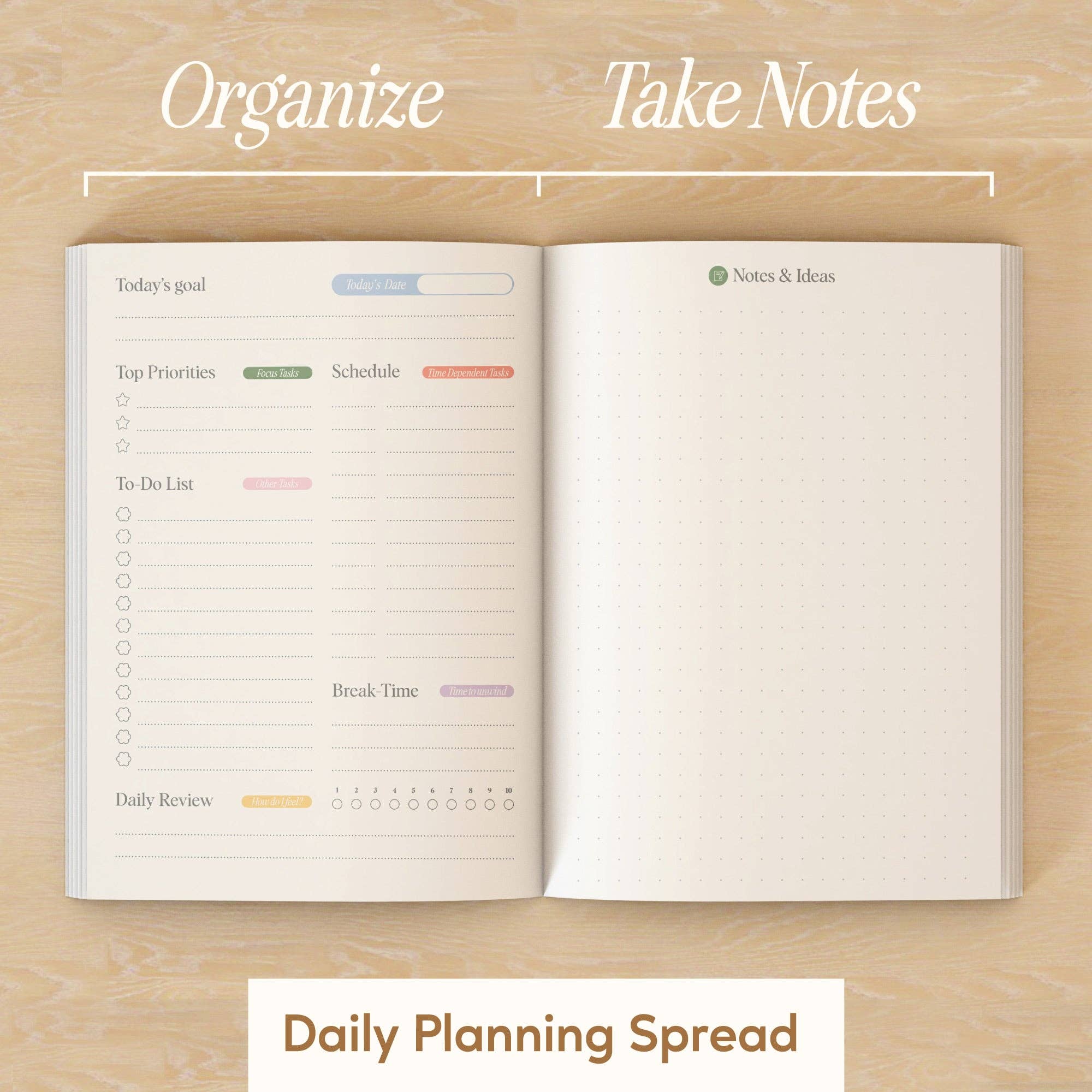 'It All Works Out' Daily Planner