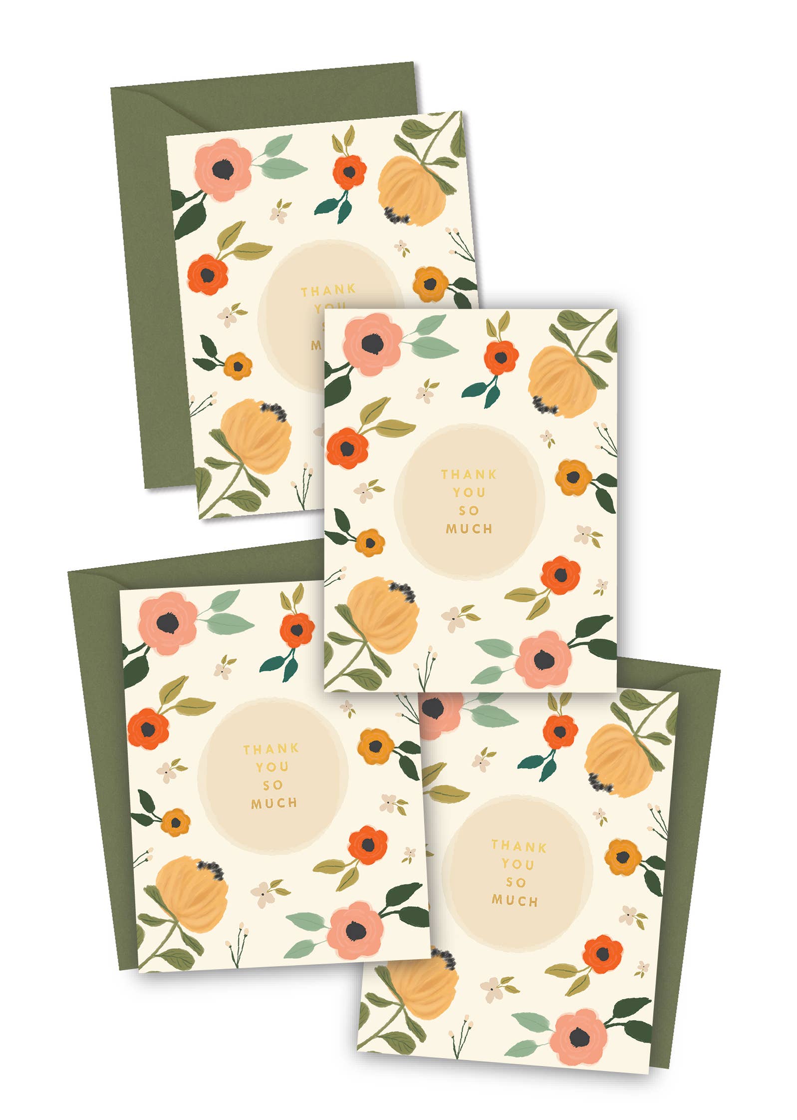 Blooming Thank You Cards - Boxed Set