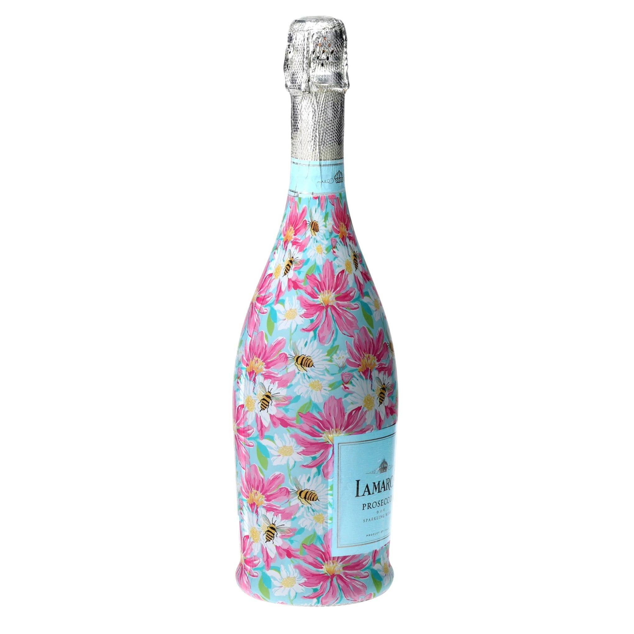 Busy Bee Garden Prosecco Bottle Wrap