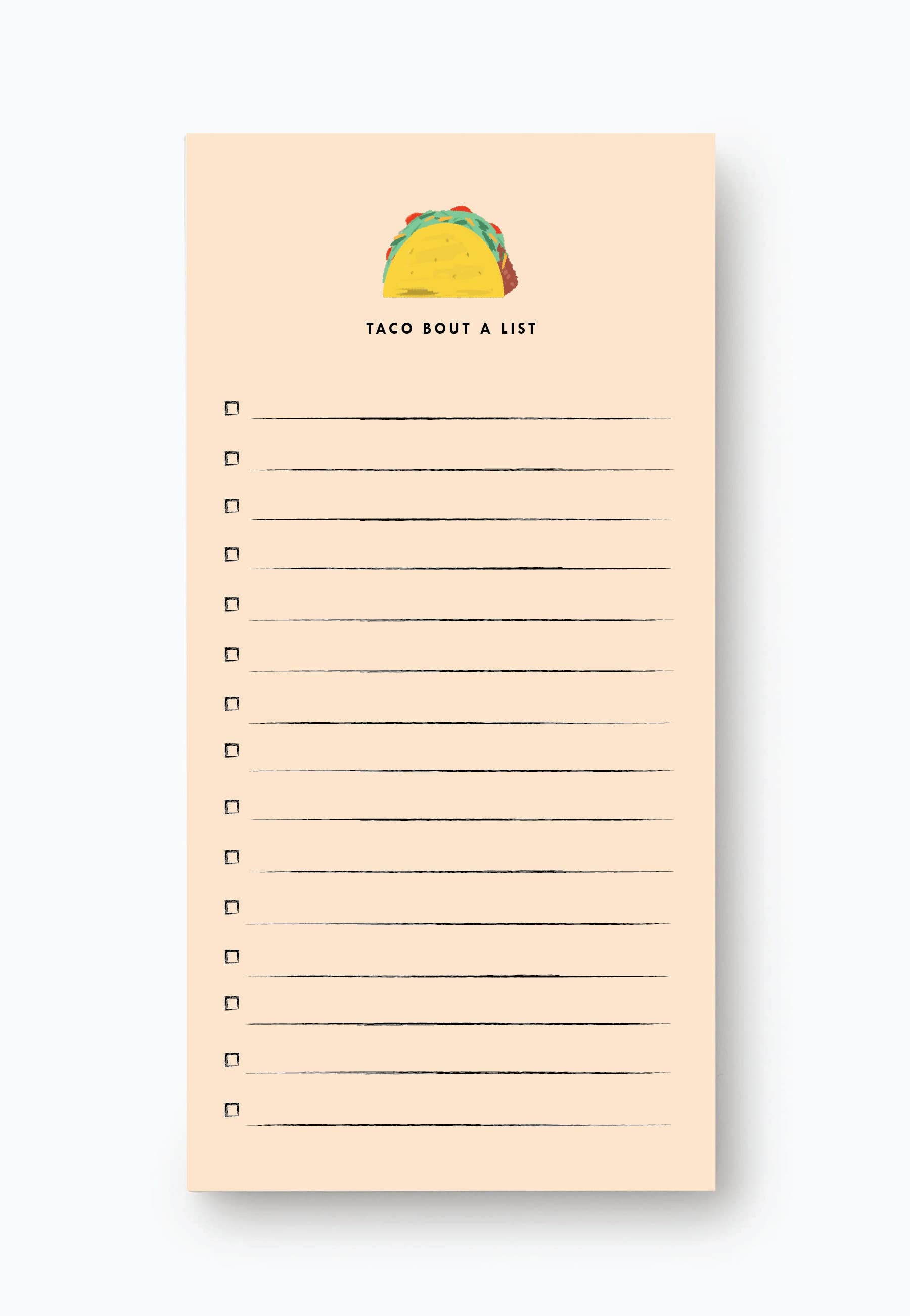 Taco Bout a List Market Pad
