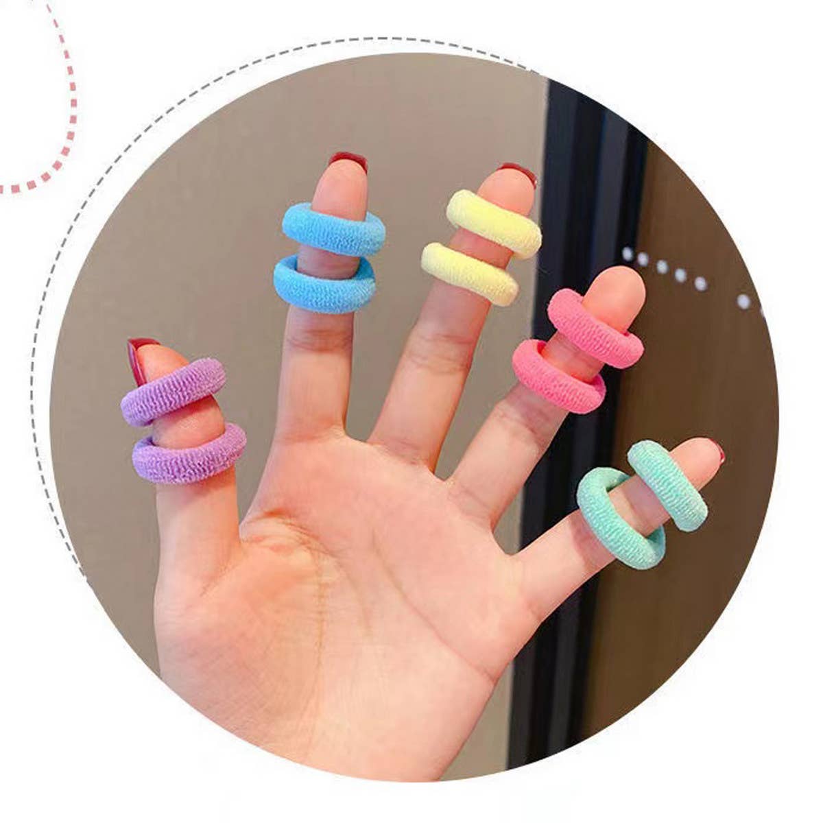 Multi-Color Hair Ties Set
