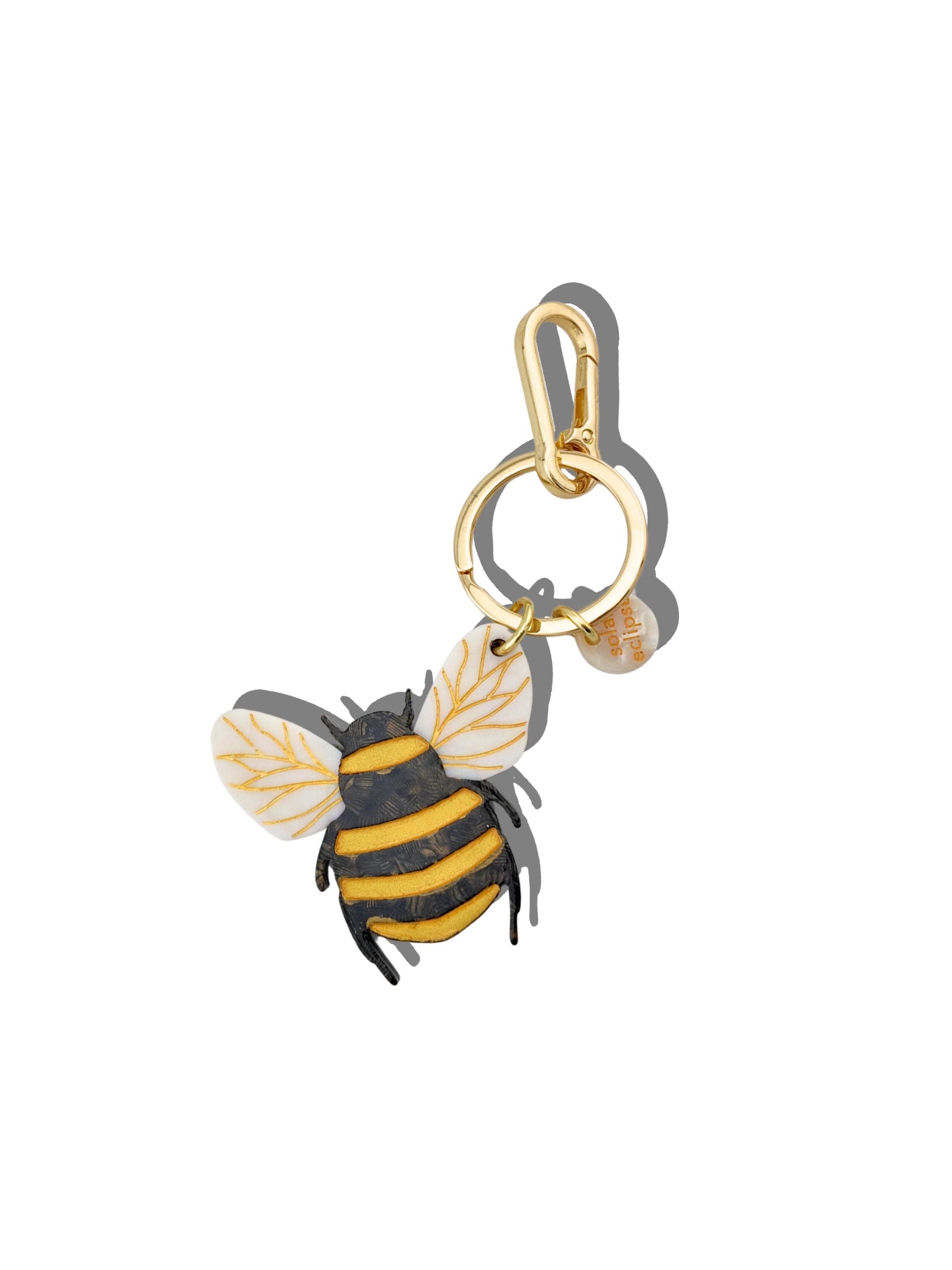 Honey Bee Bag Charm & Keychain