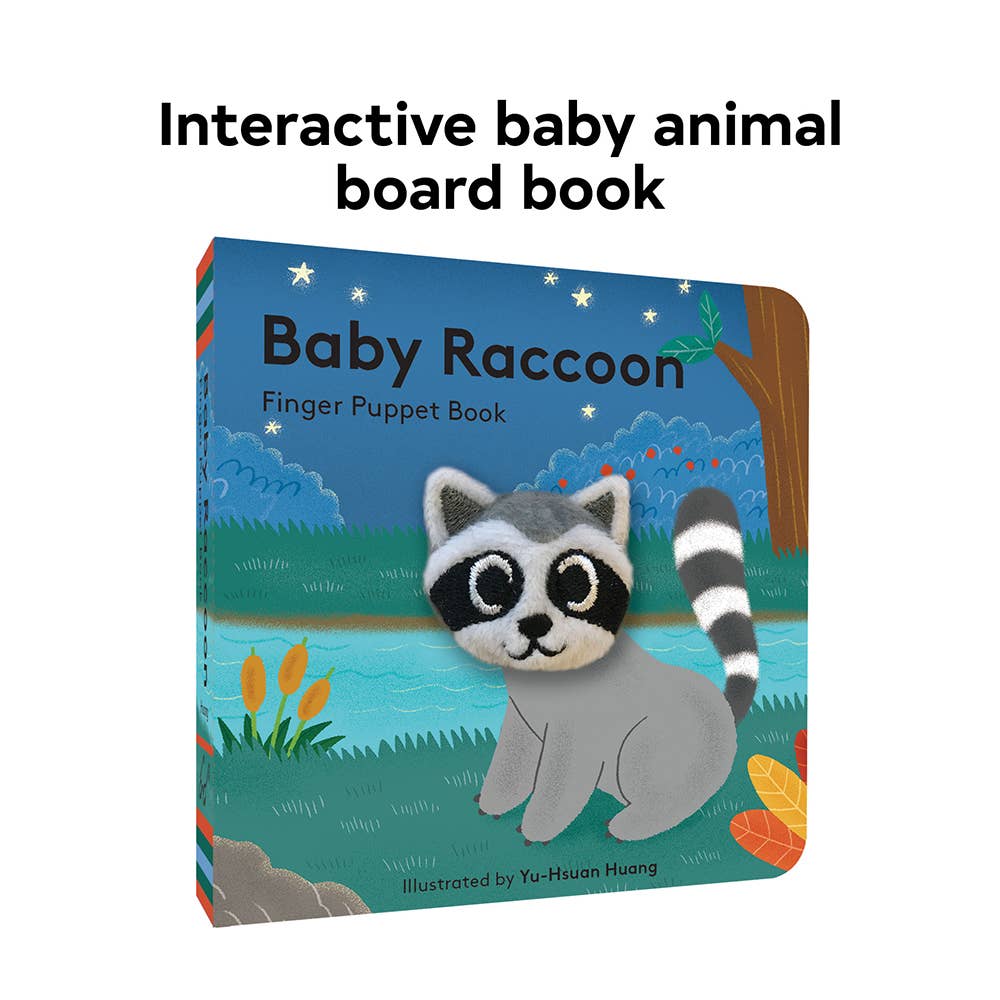 Baby Raccoon Finger Puppet Book