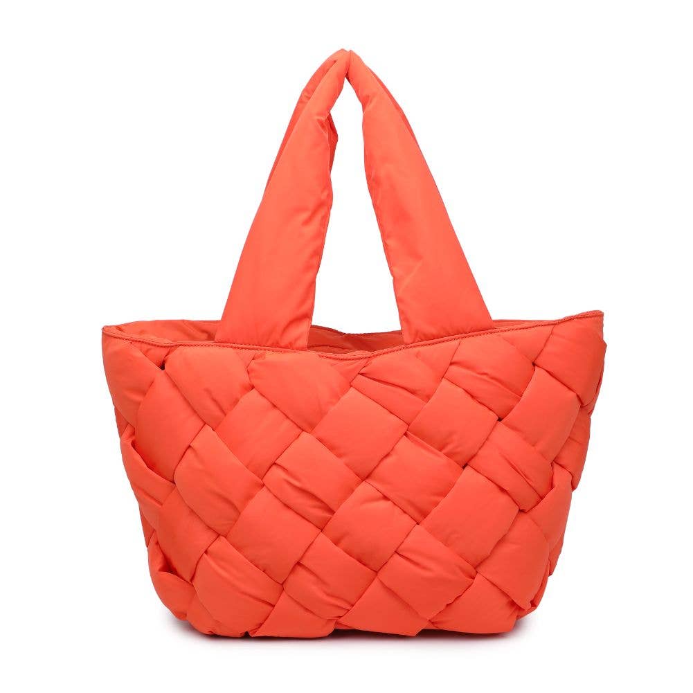 East West Woven Nylon Tote