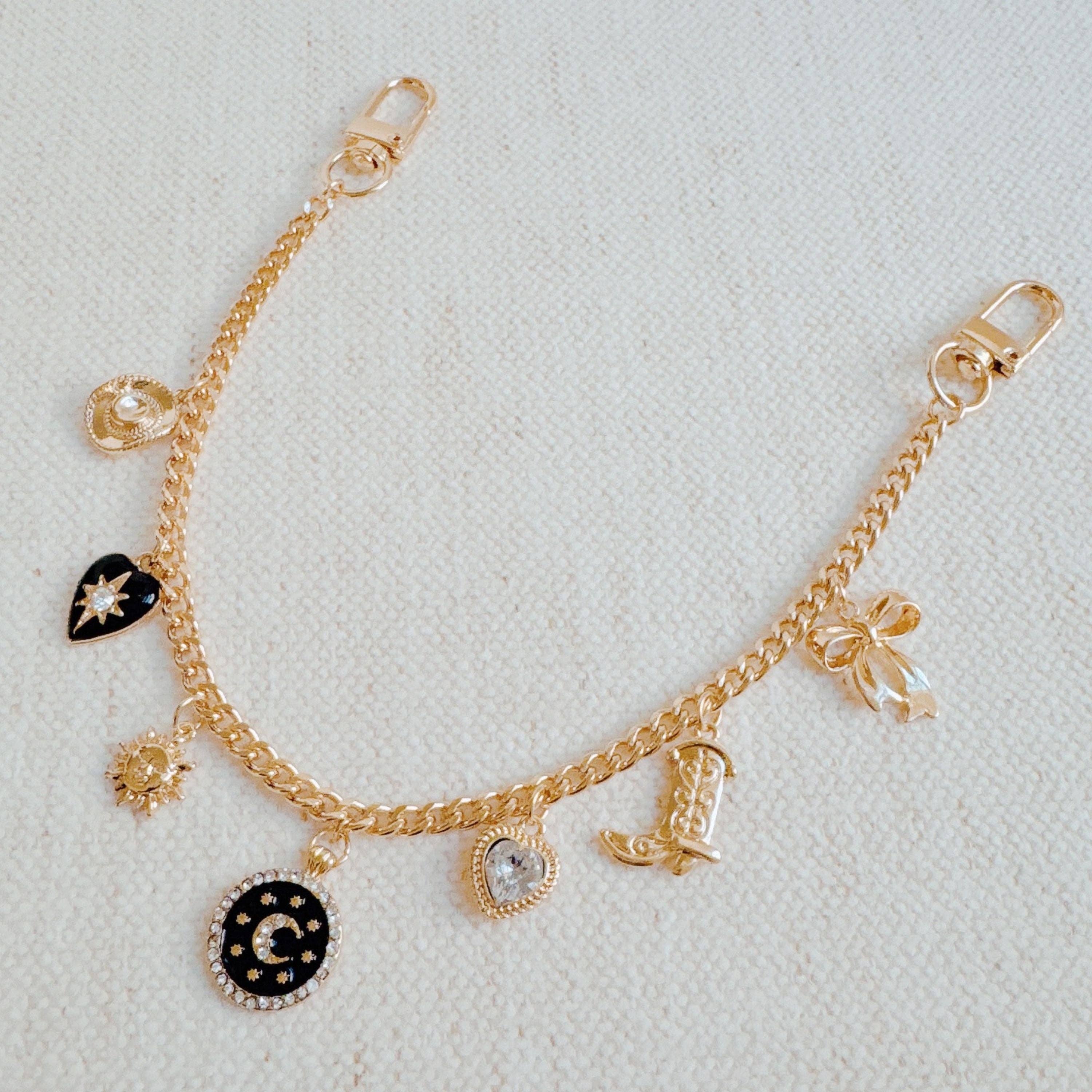 Heart Boot Bow Bag Charms