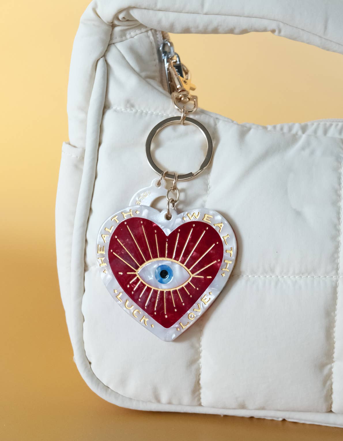 Mind's Eye Heart Lucky Bag Charm
