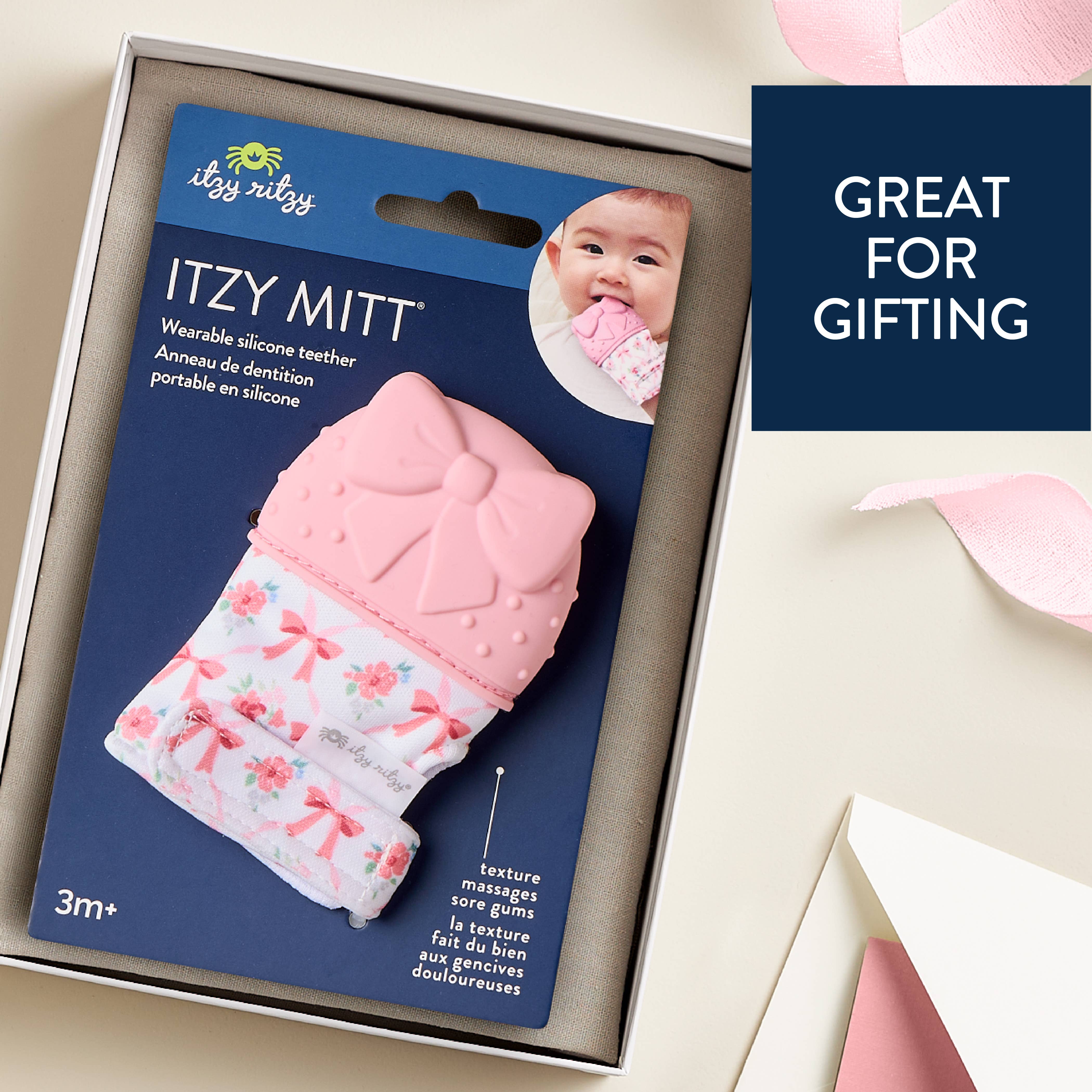 Bow Silicone Teething Itzy Mitt™