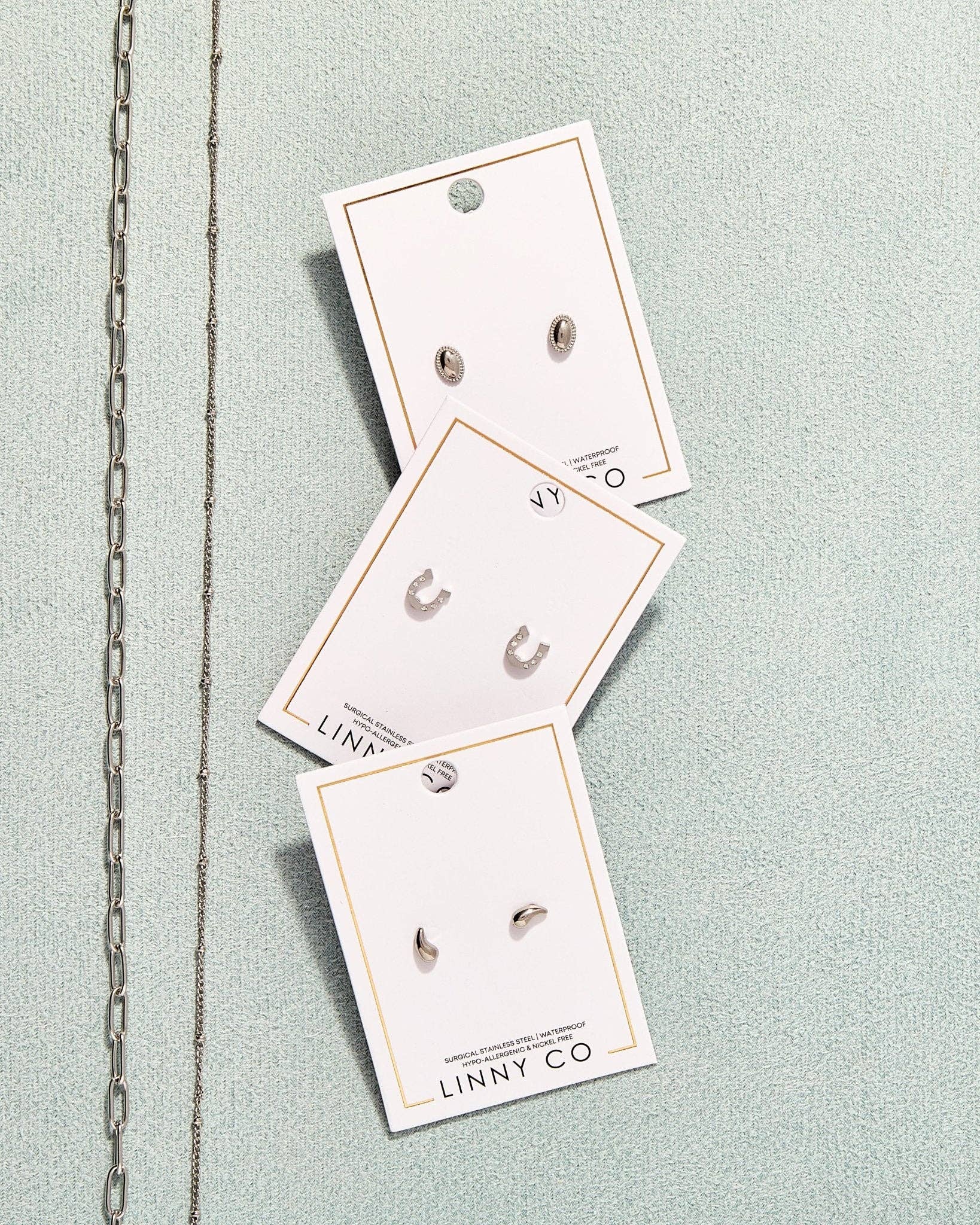 Palmer Paperclip Silver Necklace