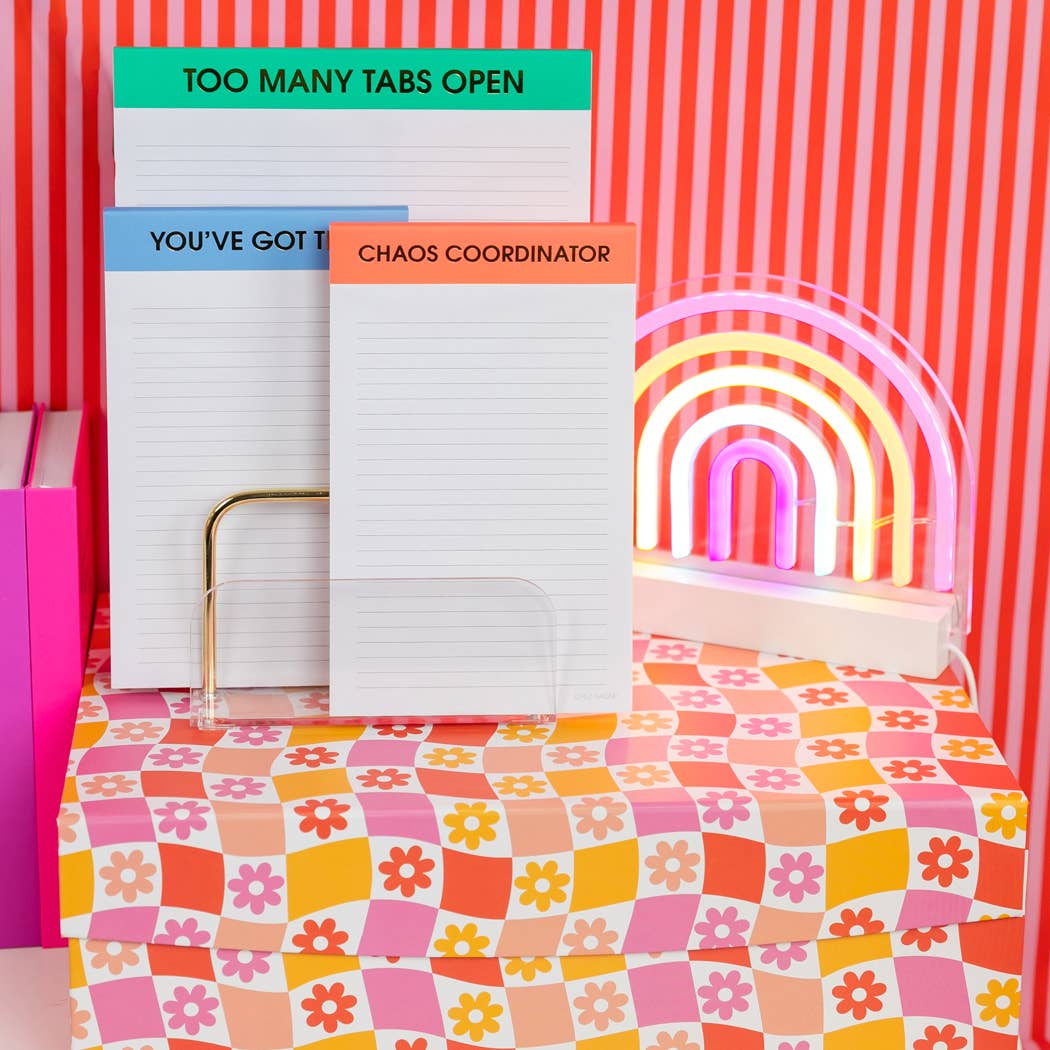 'Chaos Coordinator' Notepad