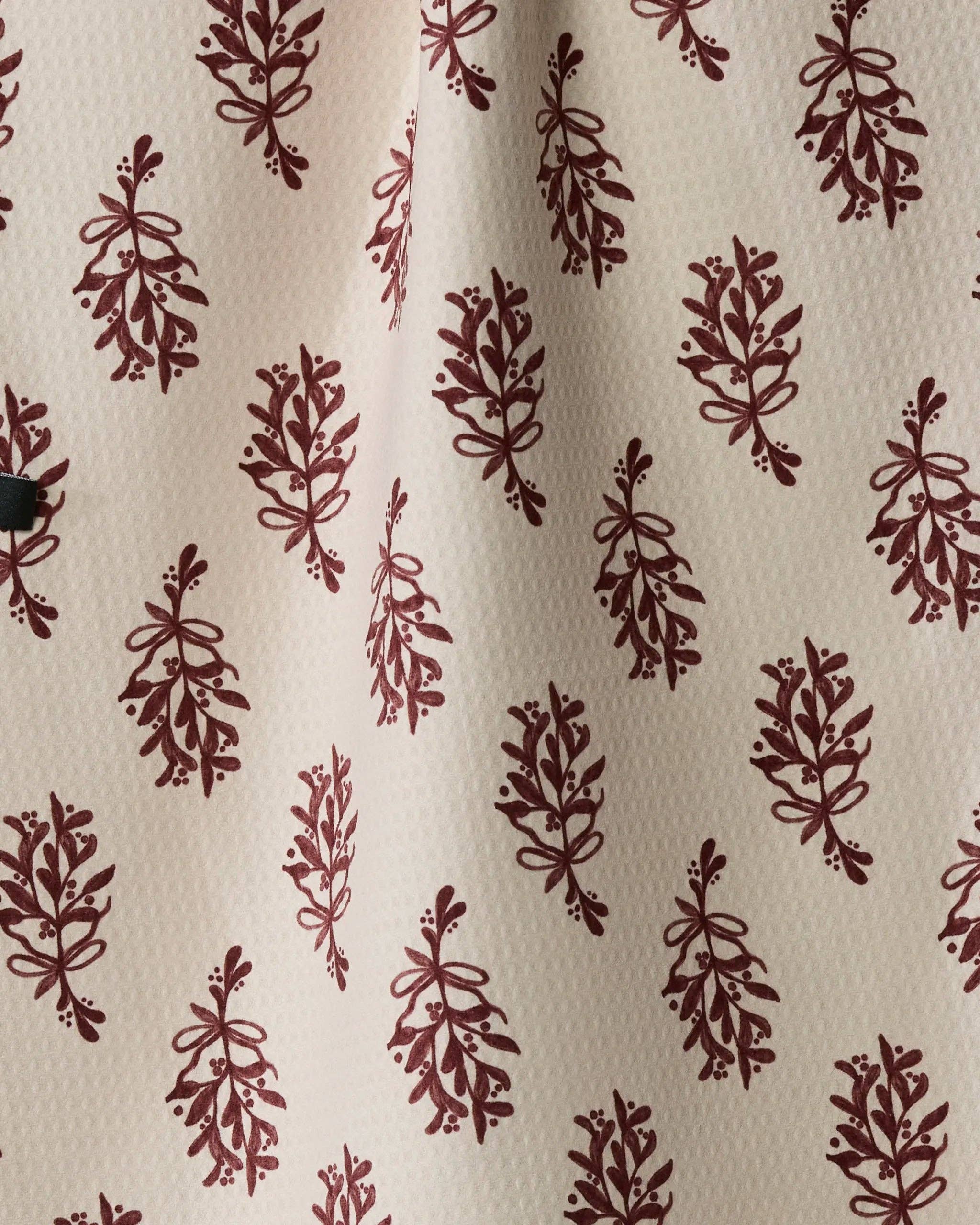 Festive Cranberry Luxe Kitchen Towel - Holiday 2026
