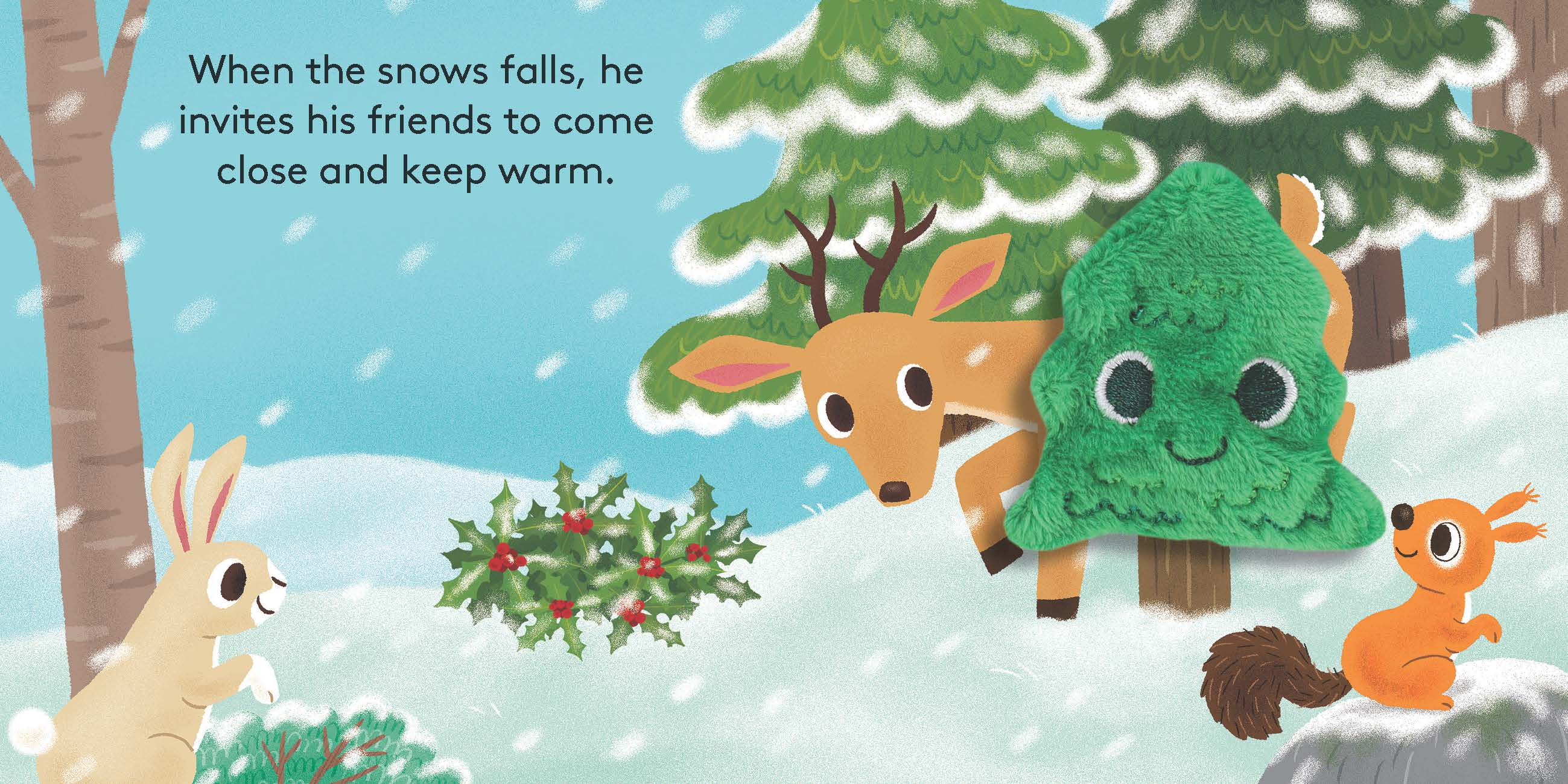 Little Fir Tree Finger Puppet Book