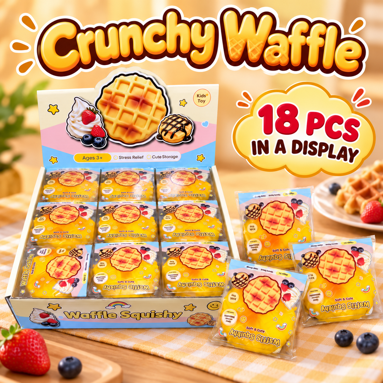 Crunchy Waffle Squishy