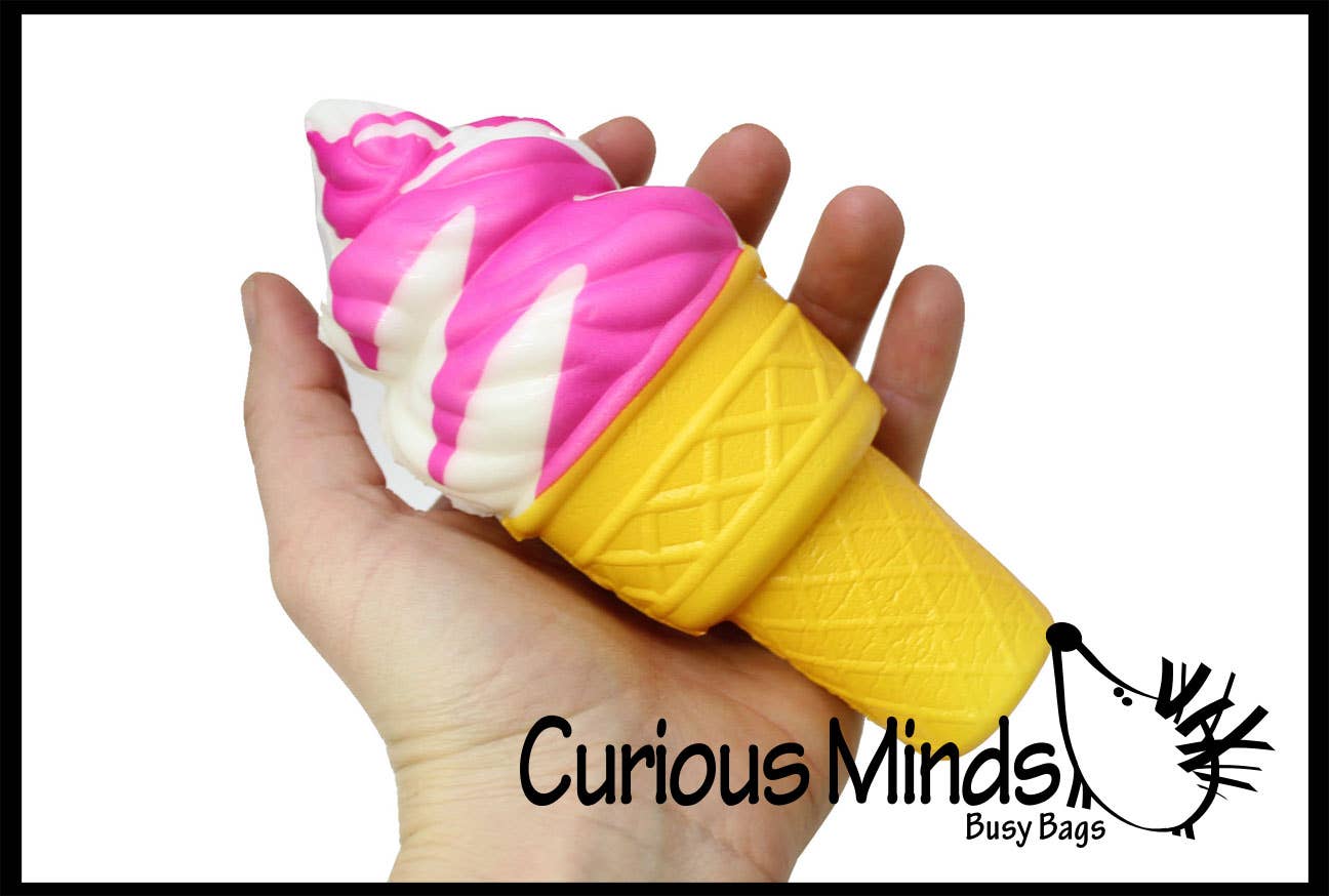 6.5" Ice Cream Cone Squishy