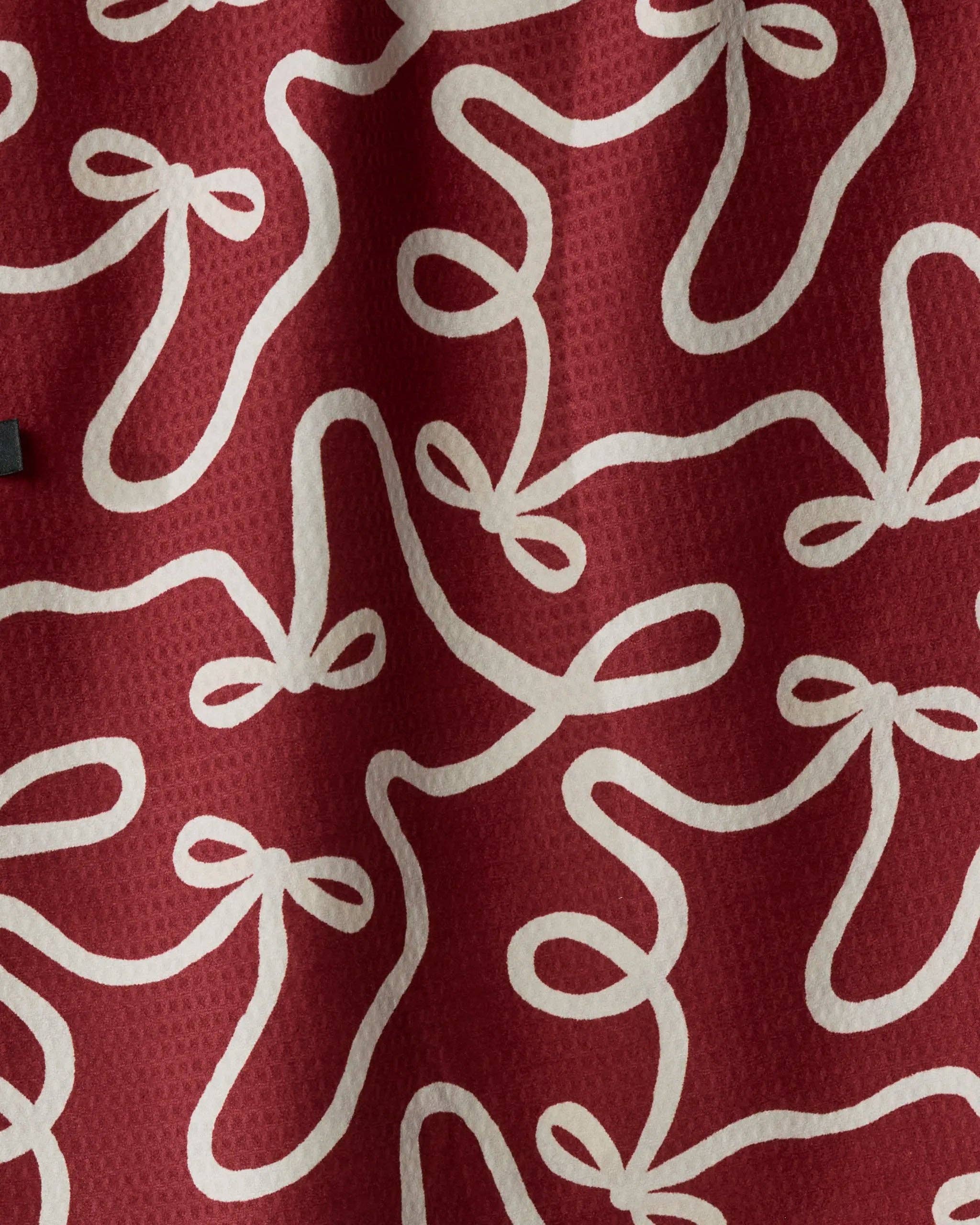 Holiday Bows Luxe Kitchen Towel - Holiday 2026: Traditional
