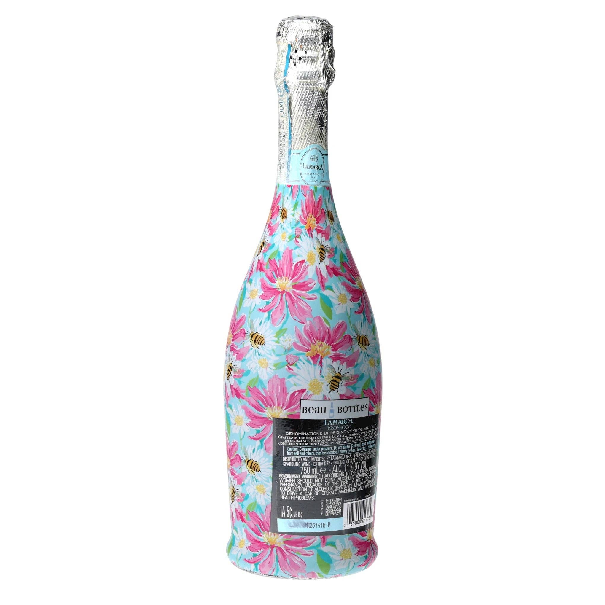 Busy Bee Garden Prosecco Bottle Wrap