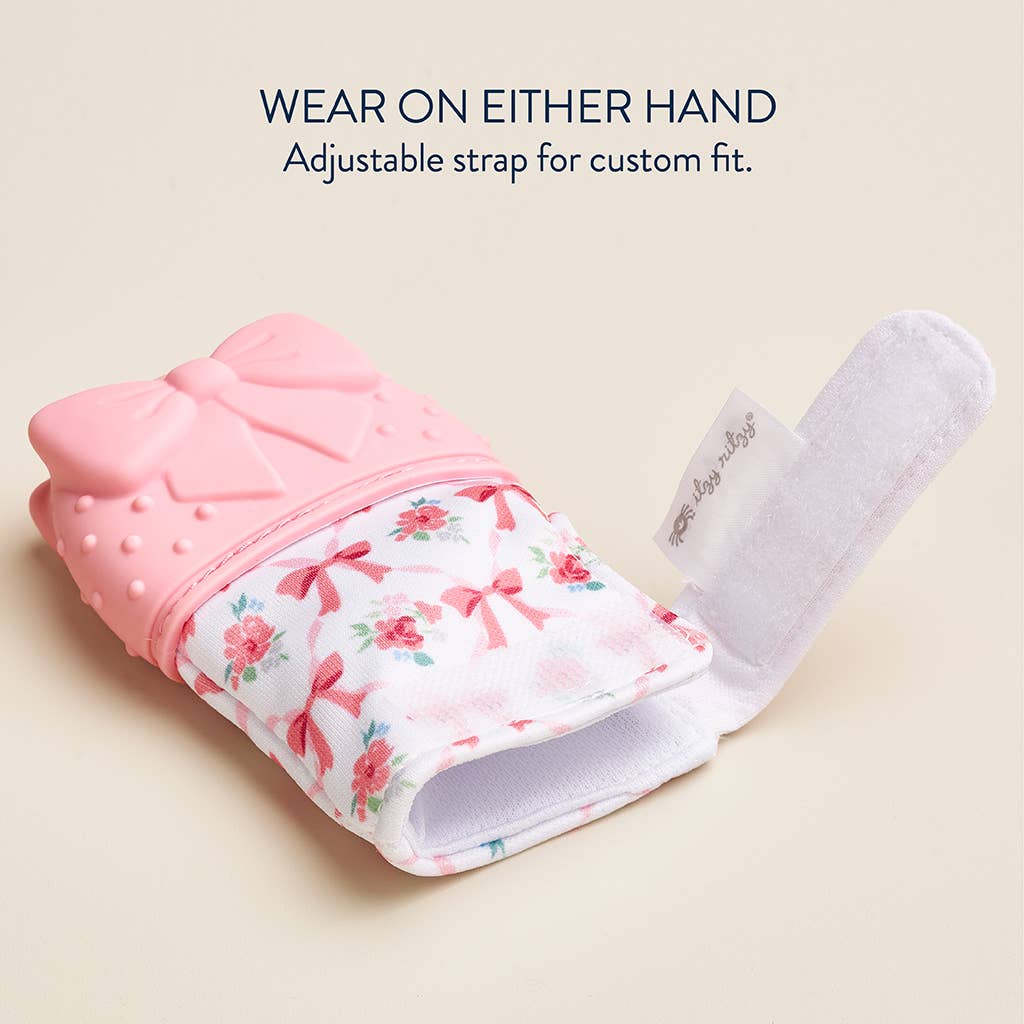 Bow Silicone Teething Itzy Mitt™