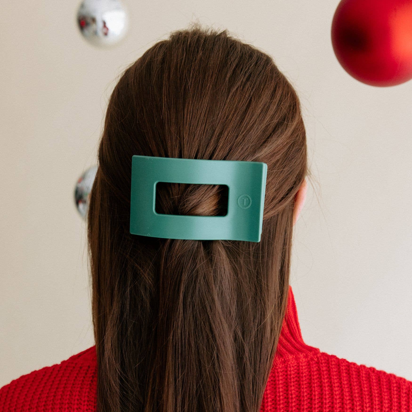Flat Rectangle Hair Clip | Medium | Fir Real