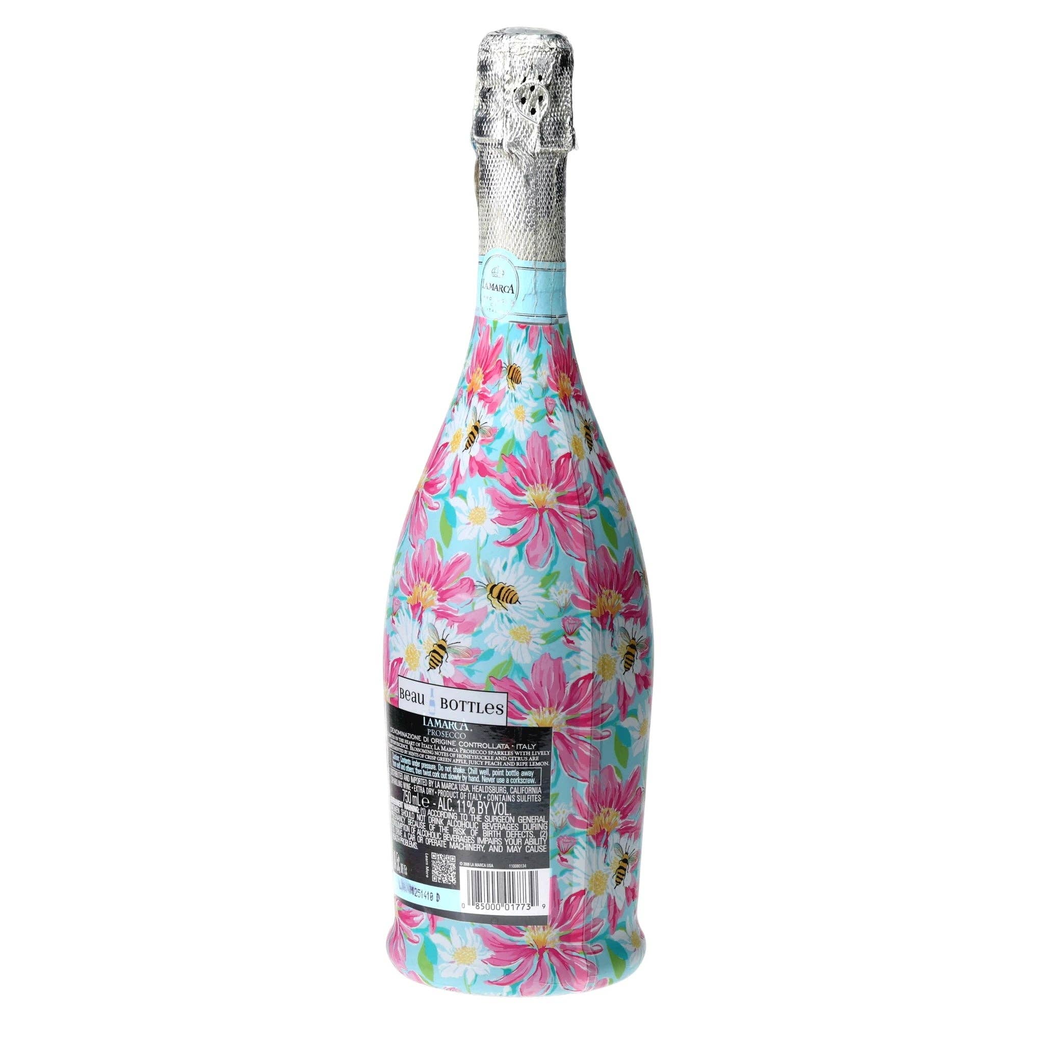 Busy Bee Garden Prosecco Bottle Wrap